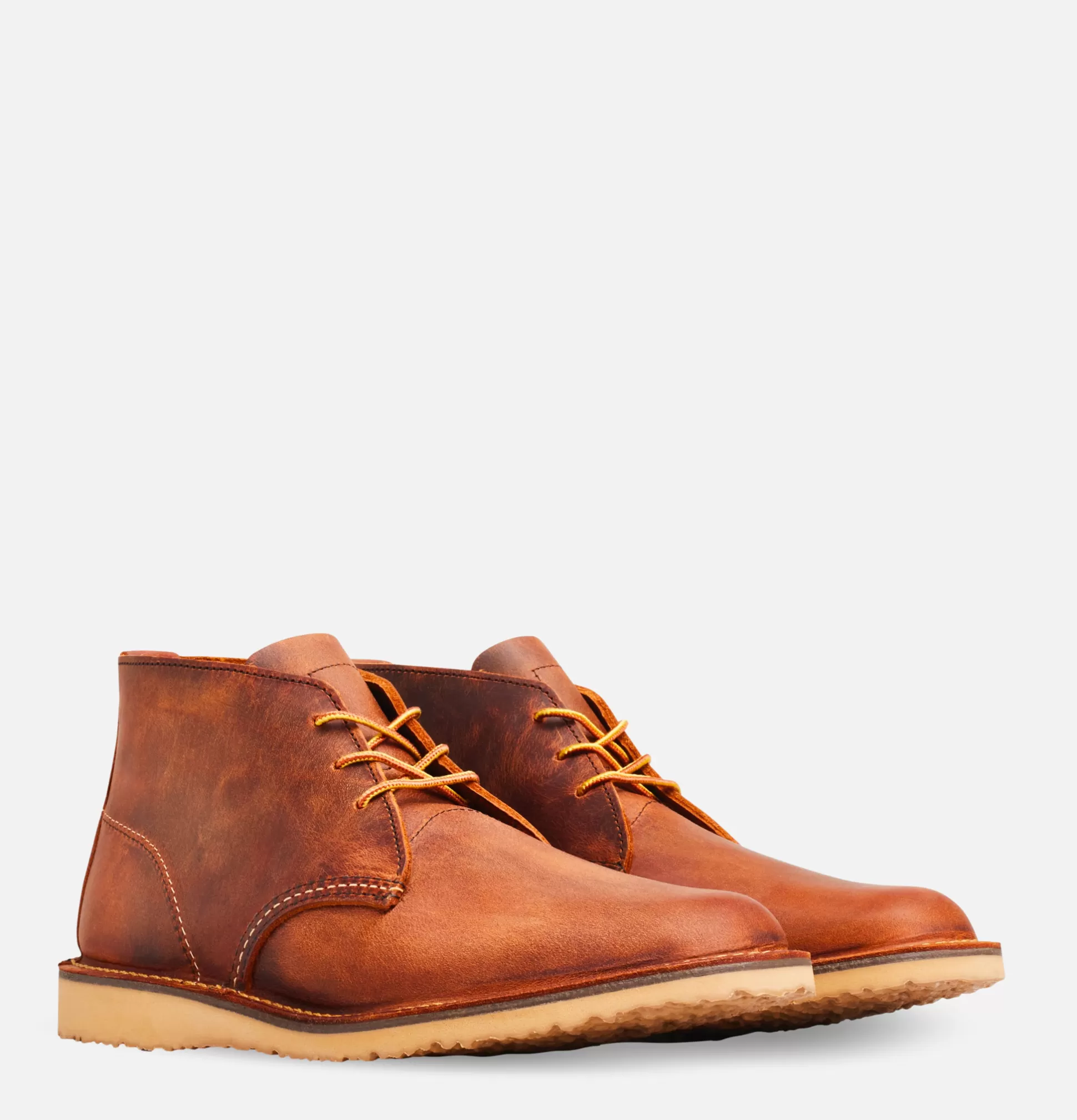 RED WING SHOES Boots<3322 Weekender Chukka Copper Rough