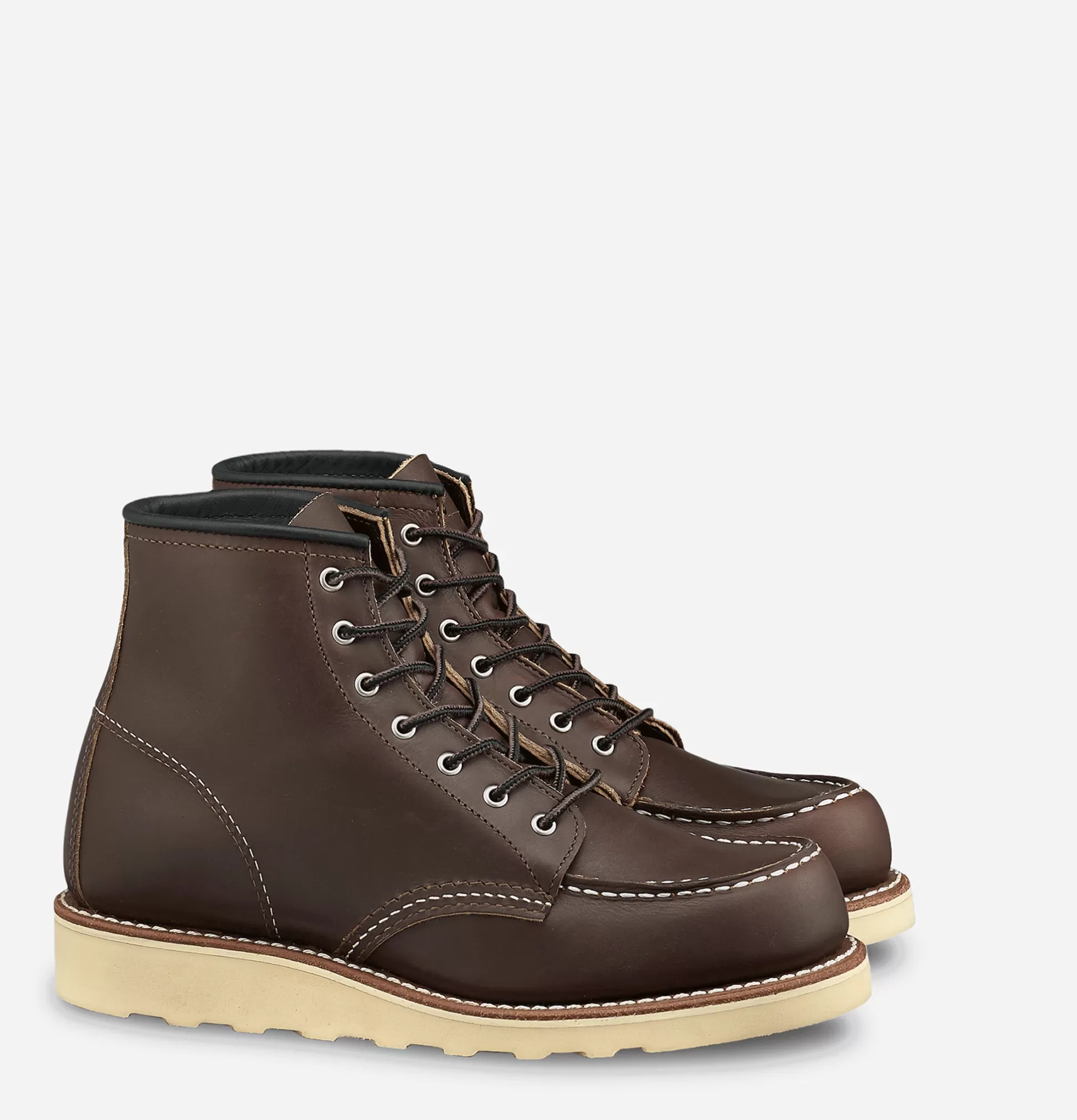 RED WING SHOES WOMEN Shoes<3371 - Womens Moc Toe Mahogany