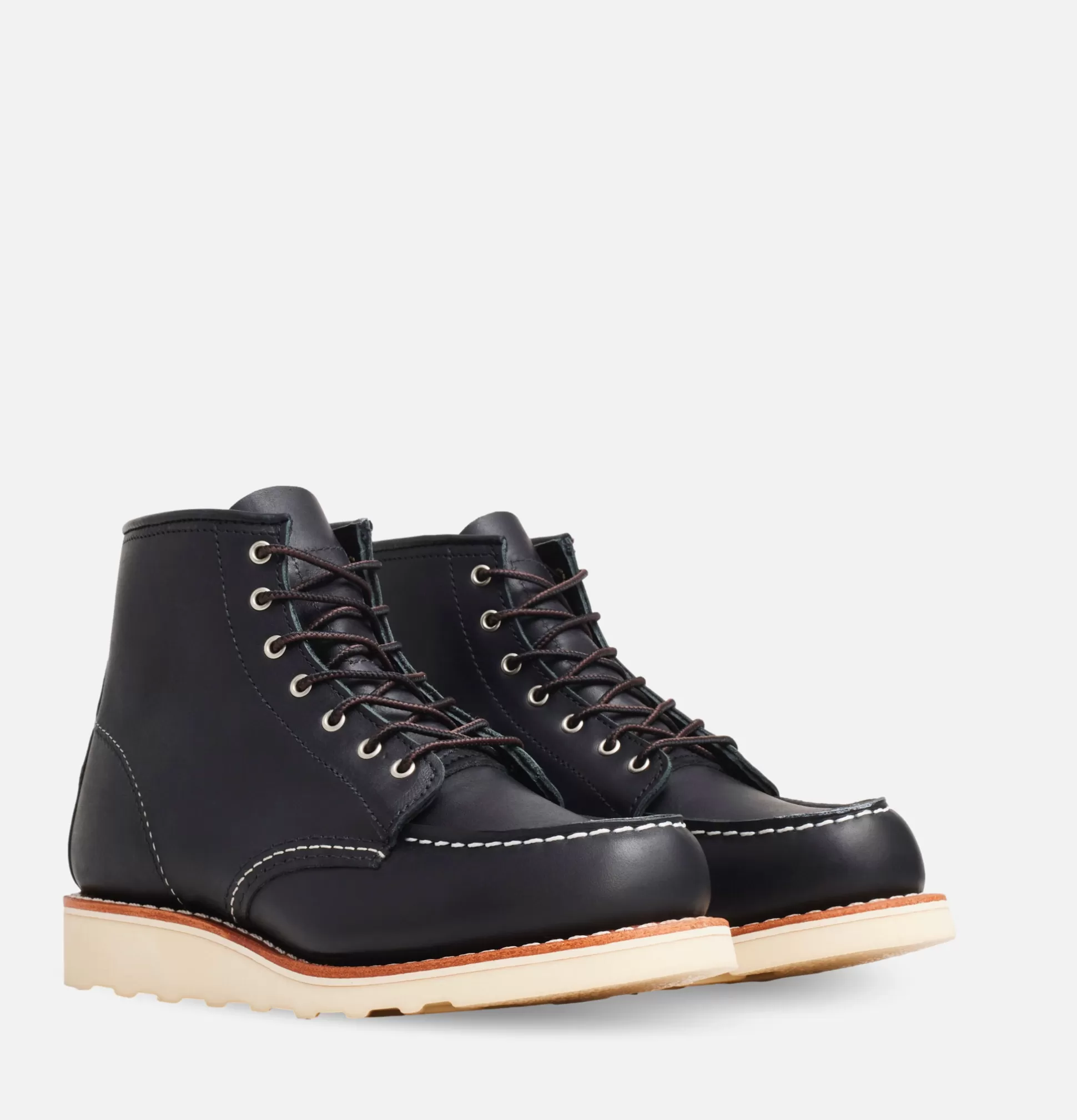 RED WING SHOES WOMEN Shoes<3373 - Womens Moc Toe Black Boundary