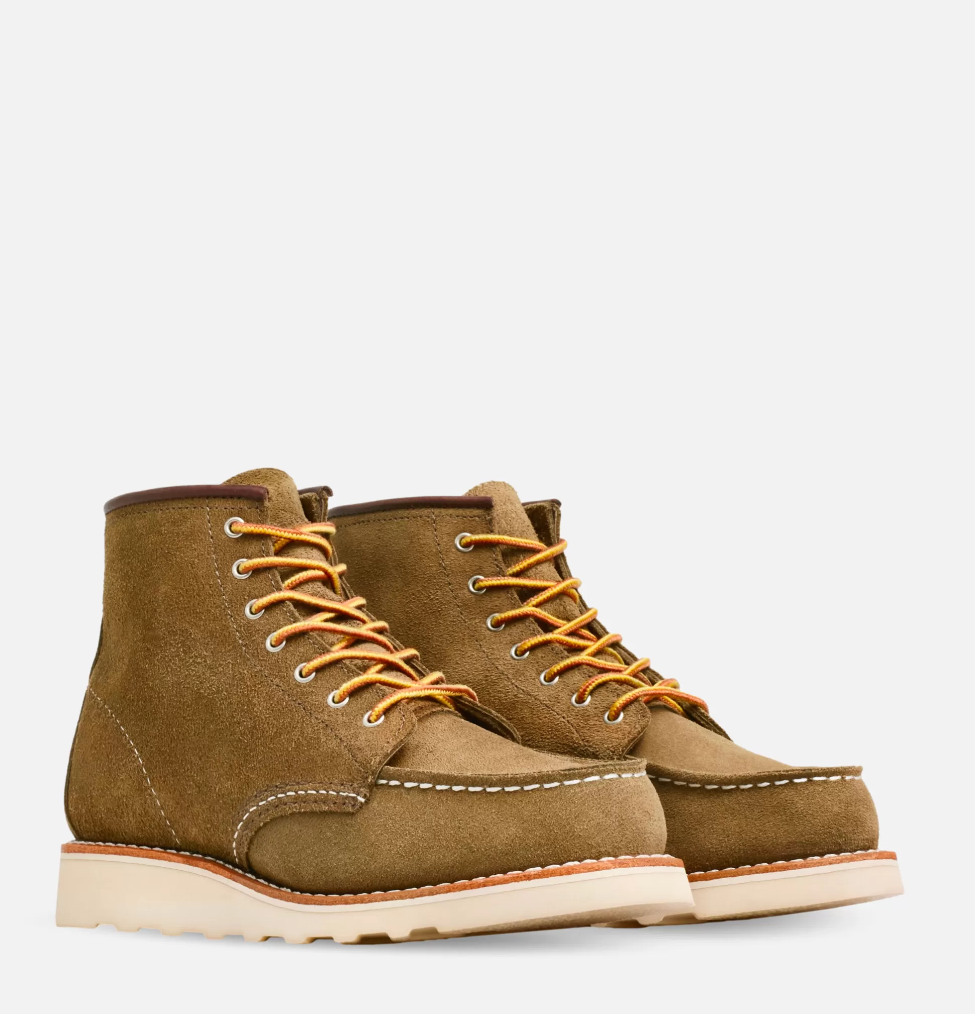 RED WING SHOES WOMEN Shoes<3377 - Womens Moc Toe Olive