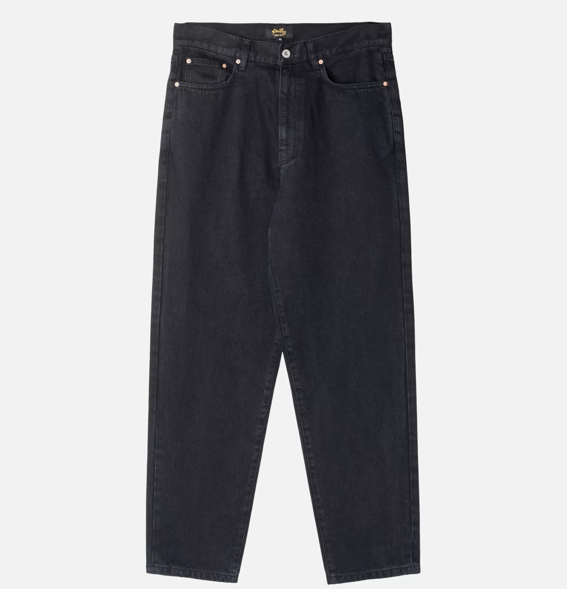 STAN RAY USA Works Pant<5 Pocket Jean Black Overdye De