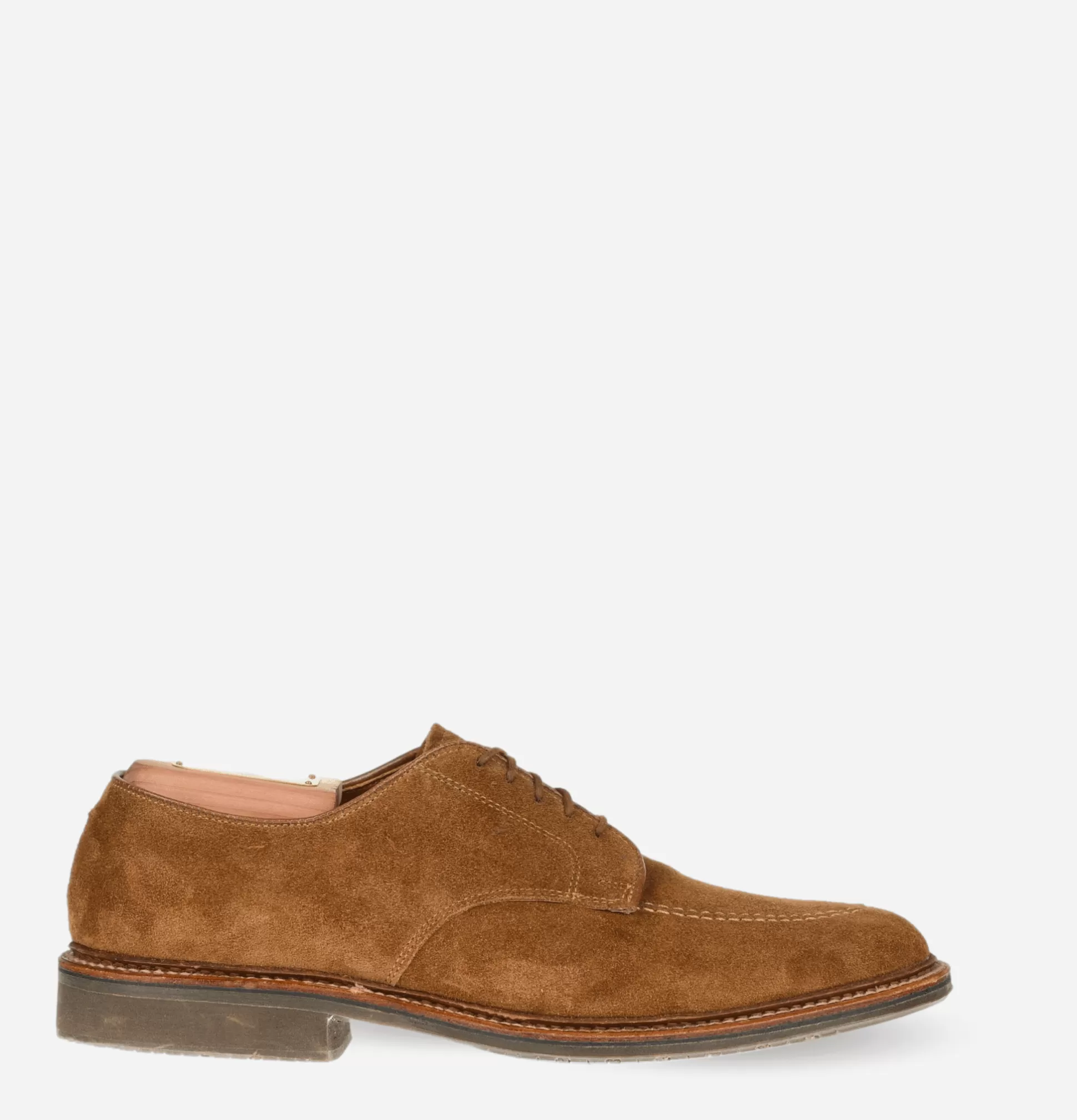 ALDEN SHOE CO Shoes<702R - Plain Toe Shoes Snuff Suede