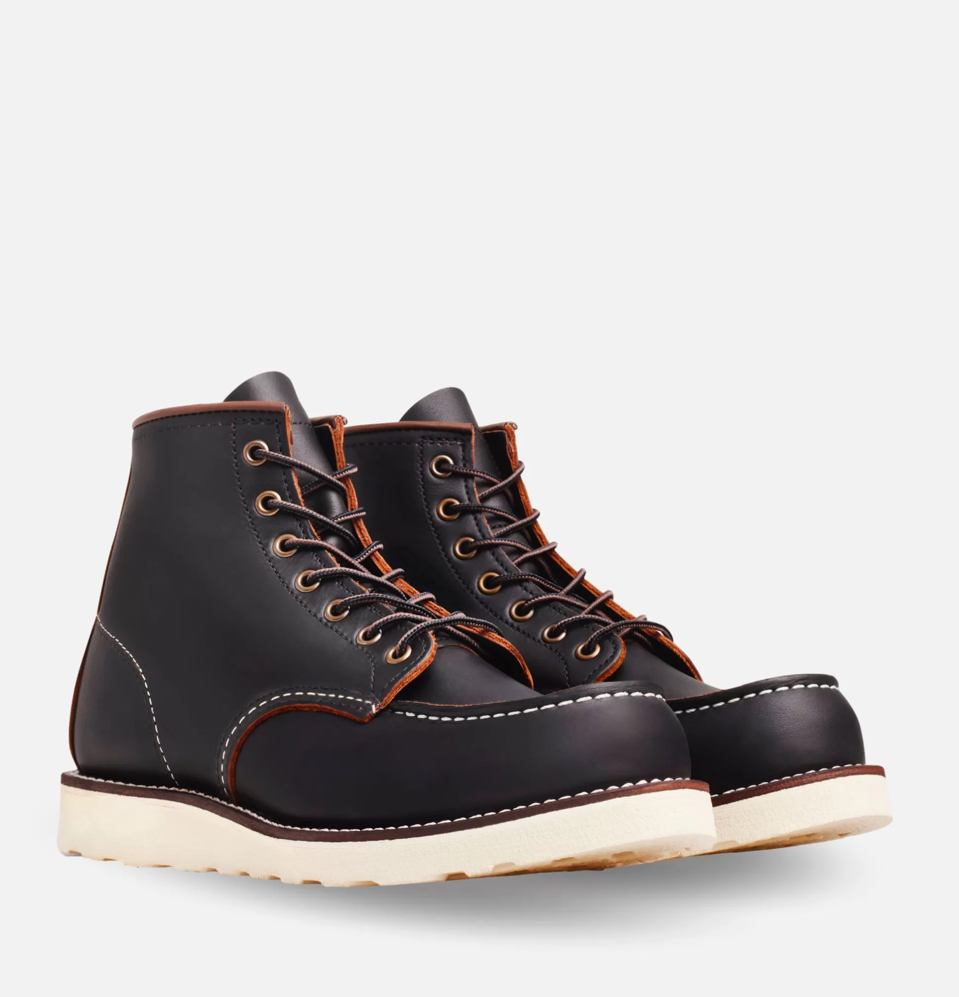 RED WING SHOES Boots<8849 - Moc Toe Black Prairie