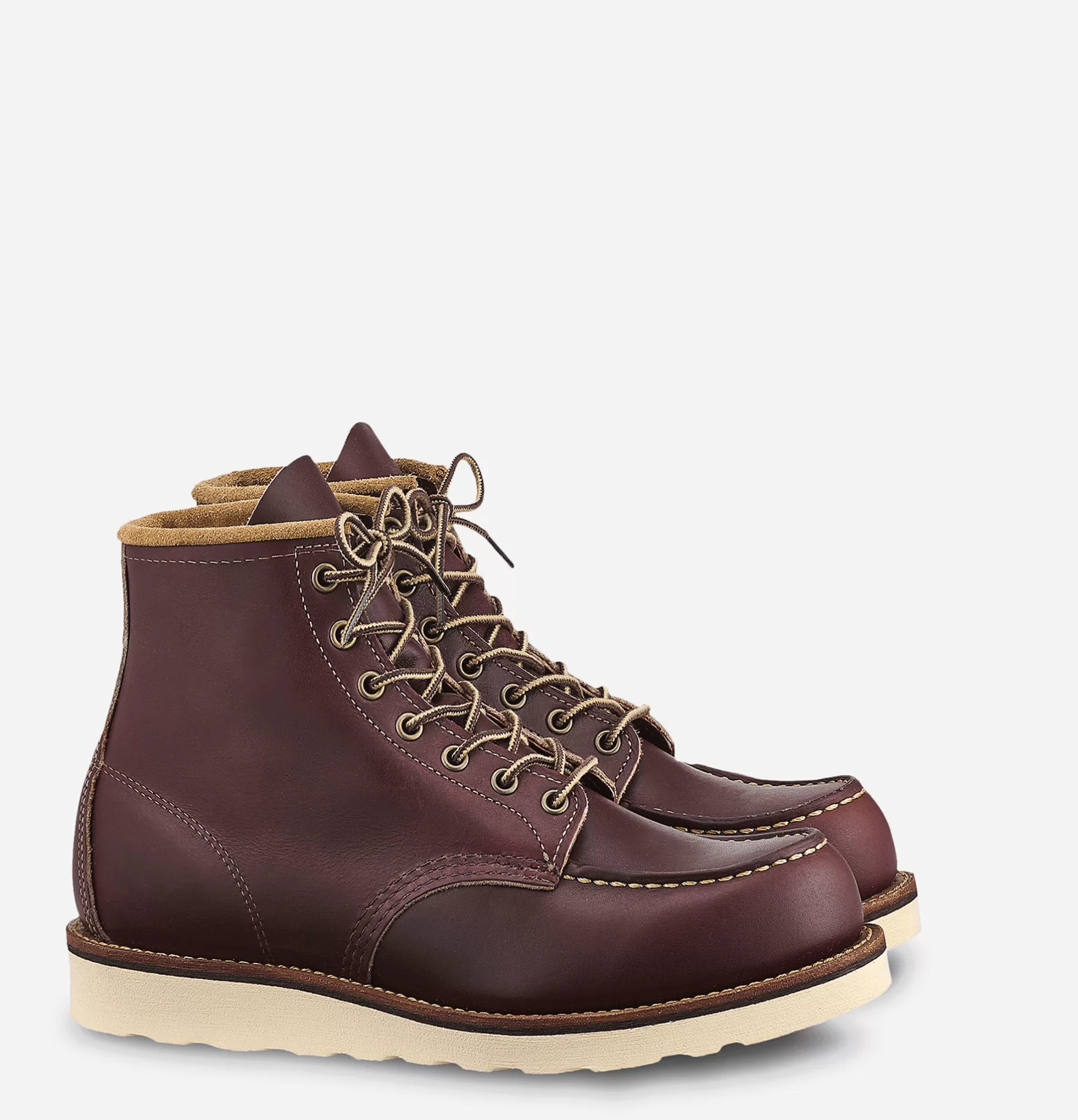 RED WING SHOES Boots<8856 - Moc Toe Oxblood