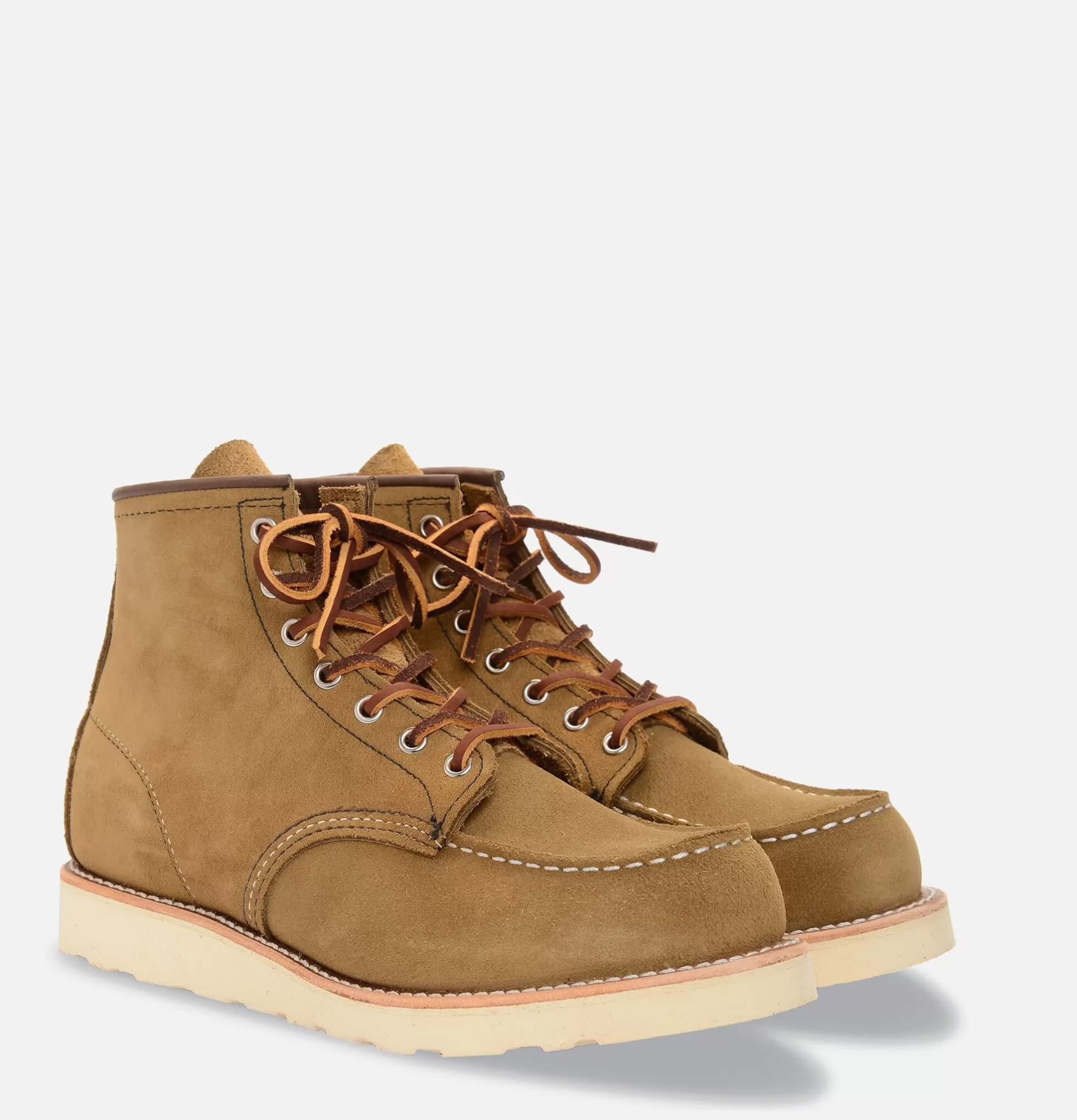 RED WING SHOES Boots<8881 - Moc Toe Olive Mohave