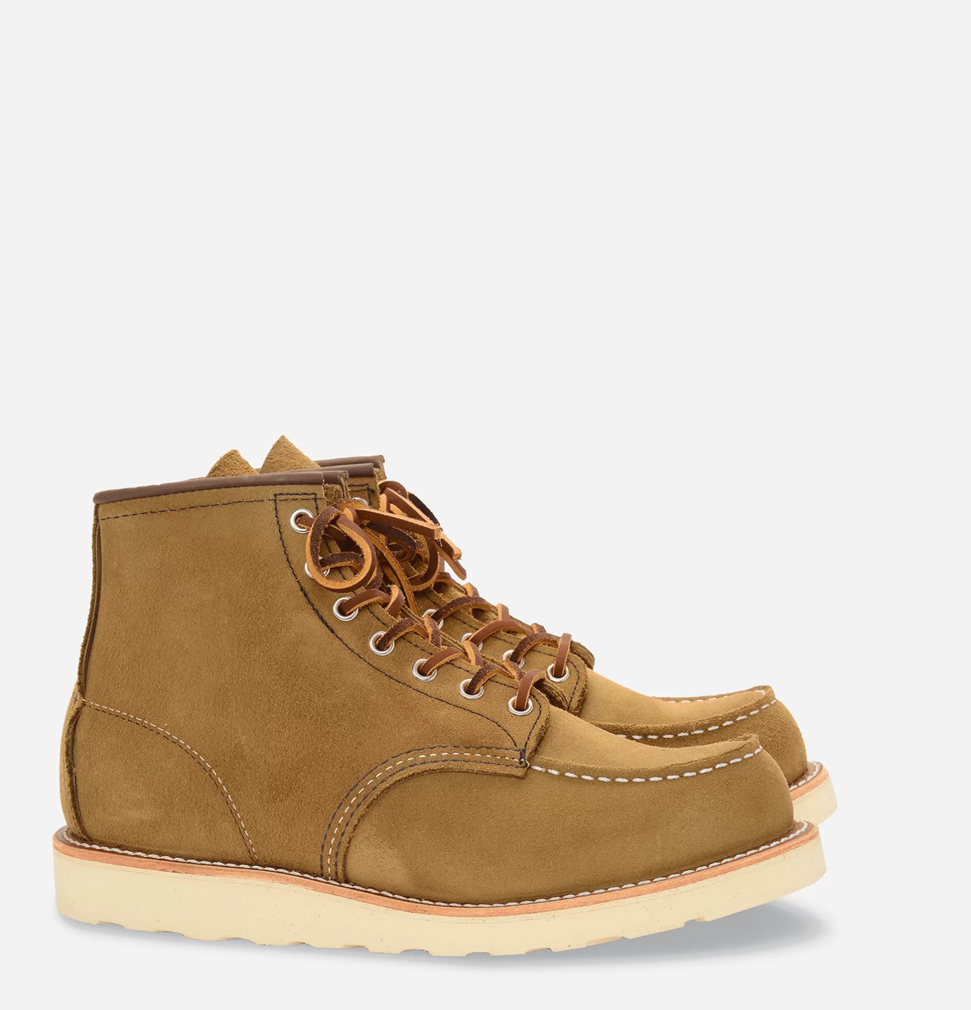 RED WING SHOES Boots<8881 - Moc Toe Olive Mohave