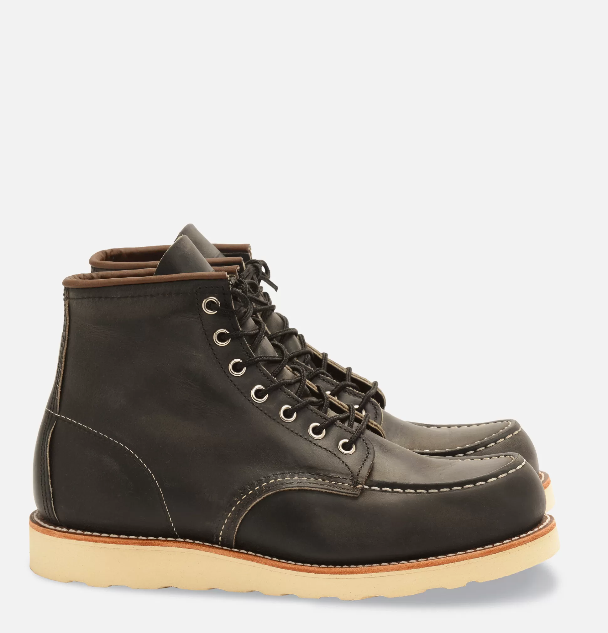 RED WING SHOES Boots<8890 - Moc Toe Charcoal