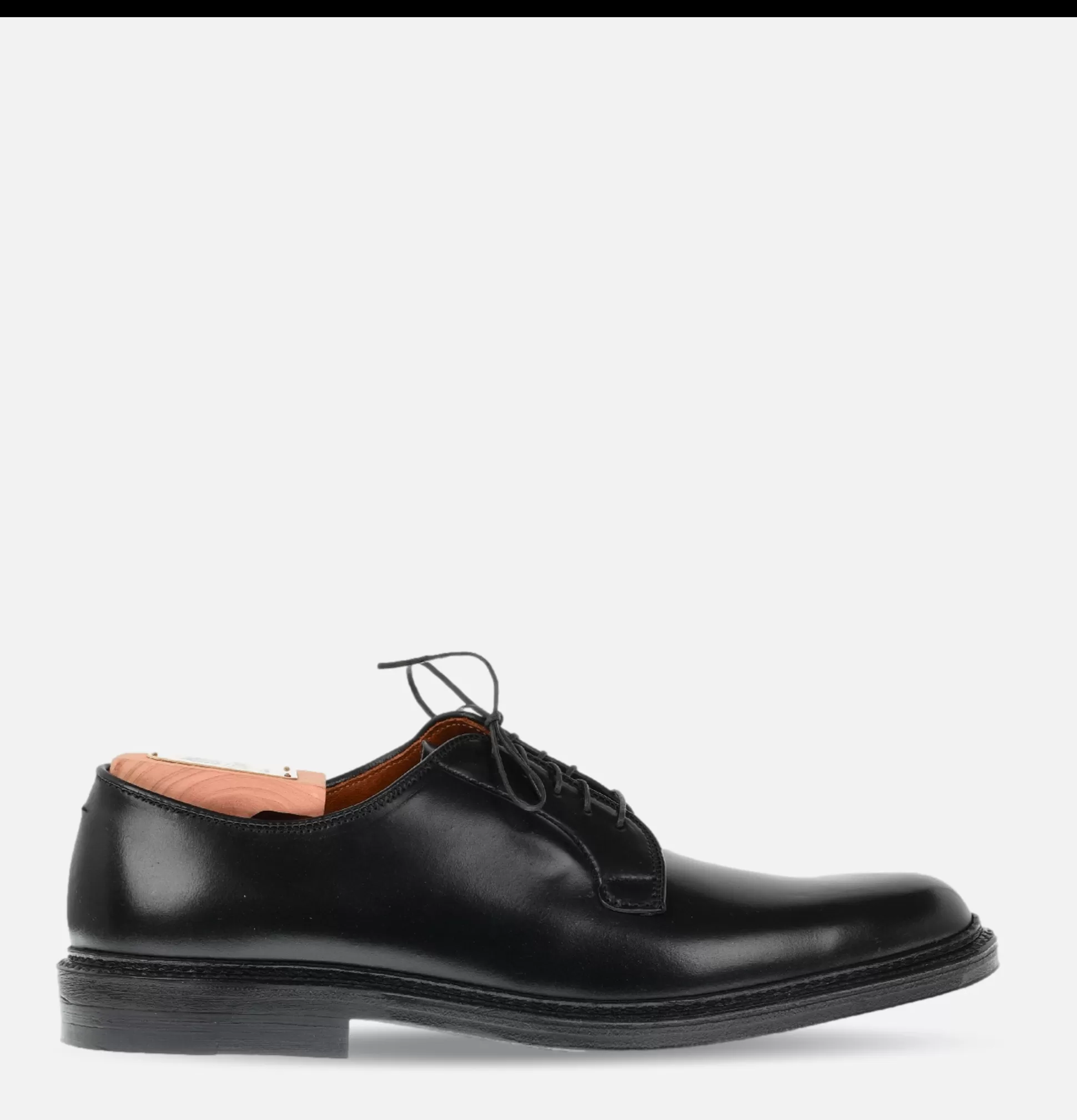 ALDEN SHOE CO Shoes<9901 - Plain Toe Blucher Black