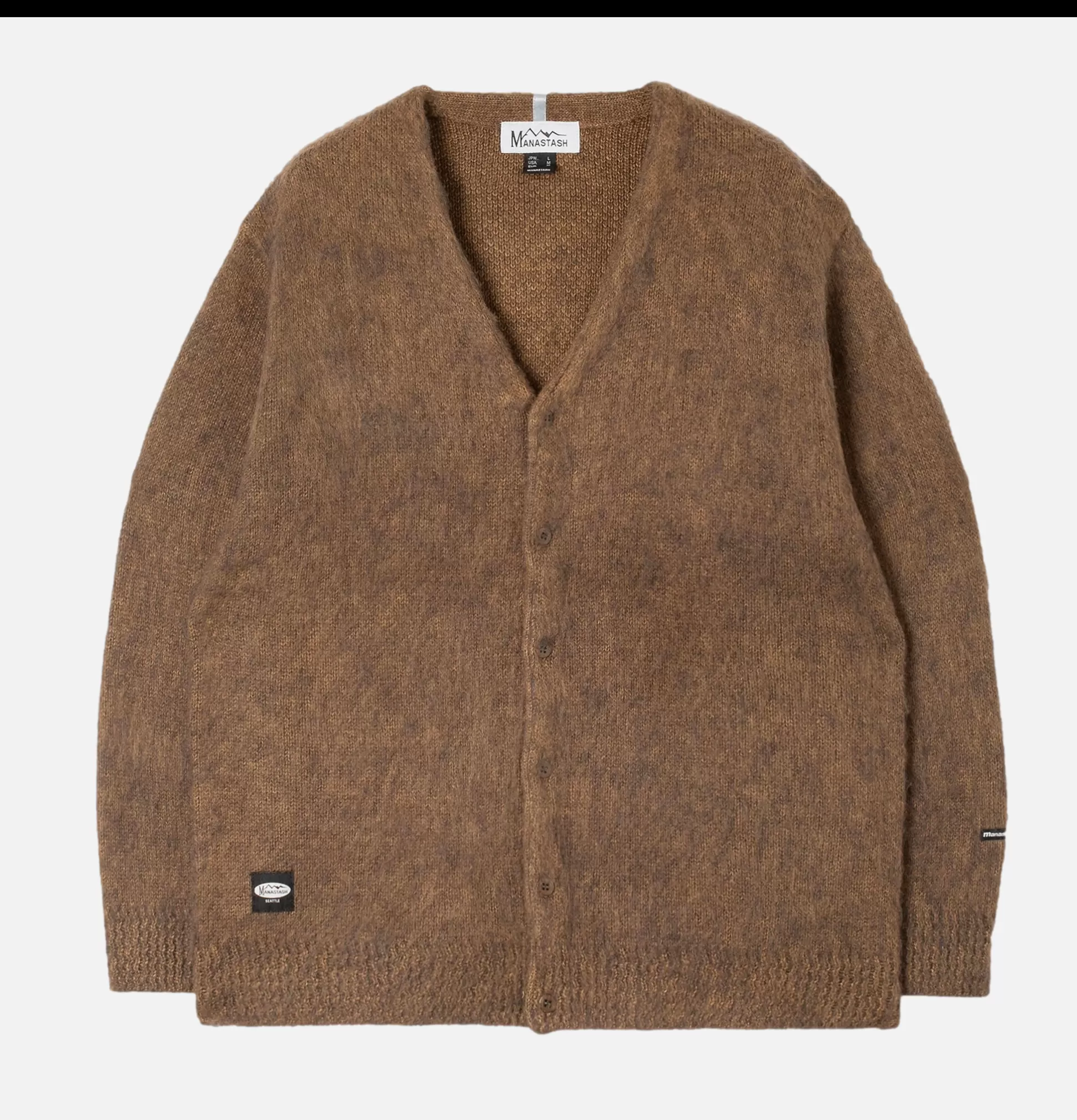 MANASTASH Knitwear<Aberdeen Kurtigan Mocca Jacket