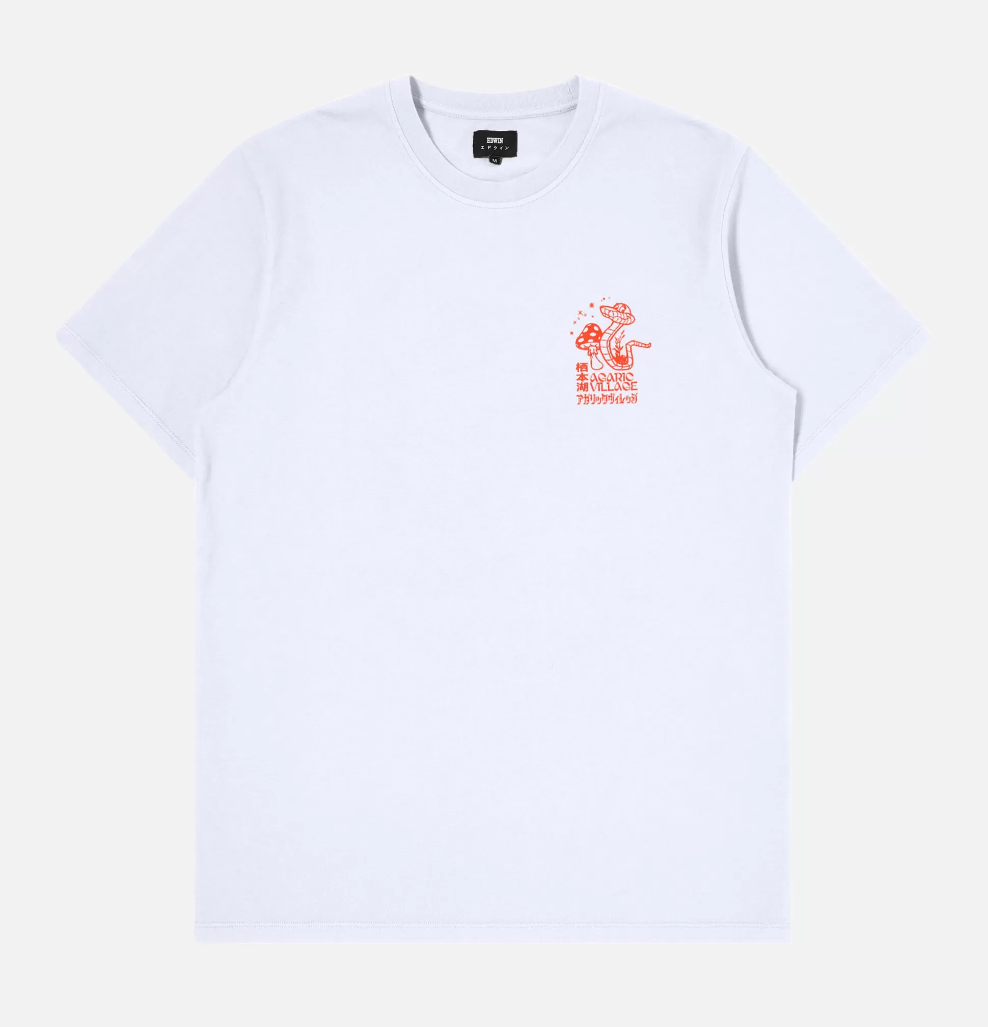 EDWIN T-Shirts<Agaric Village T-Shirt White