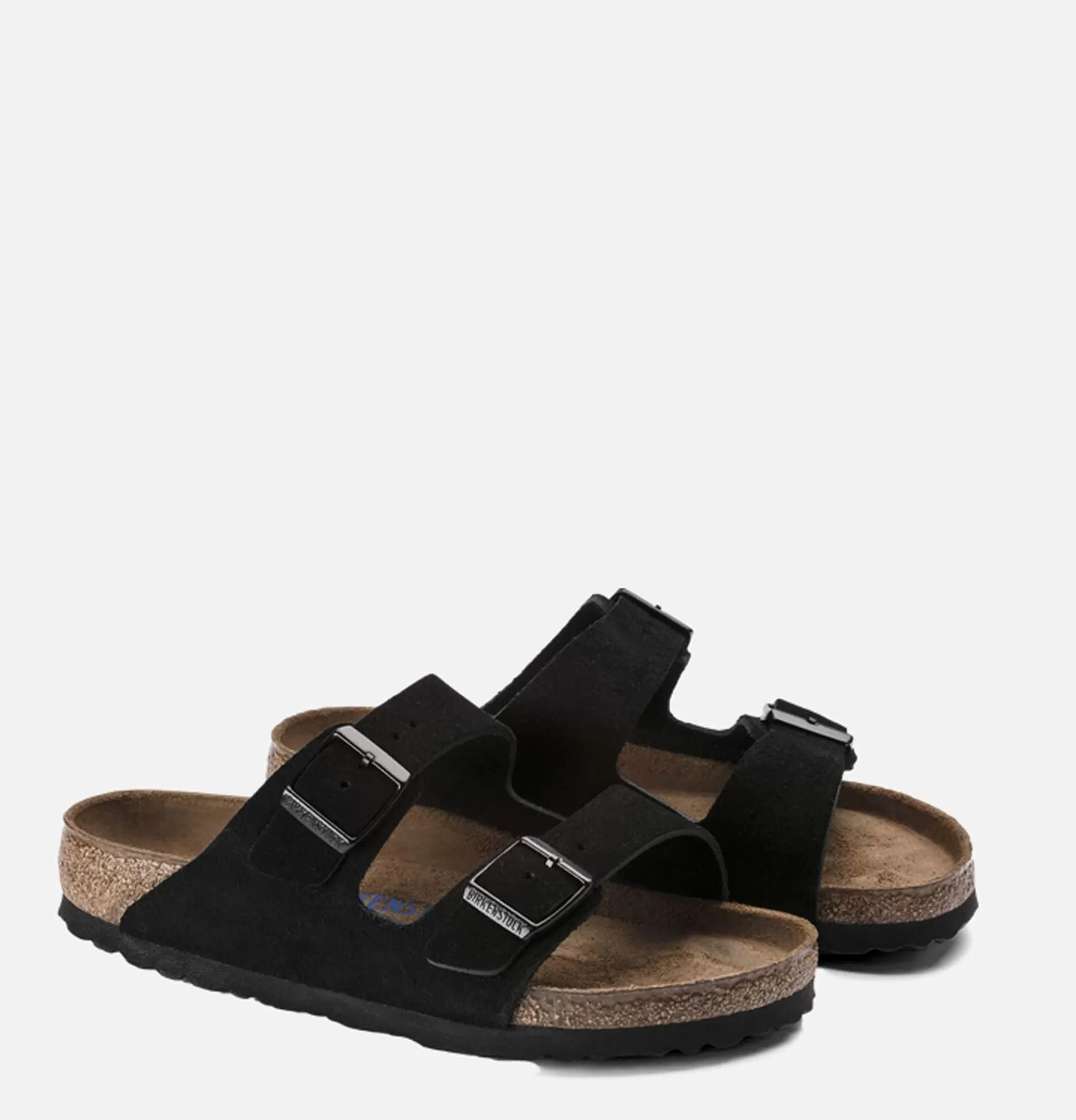 BIRKENSTOCK Shoes<Arizona Sandals Softbed Black Suede