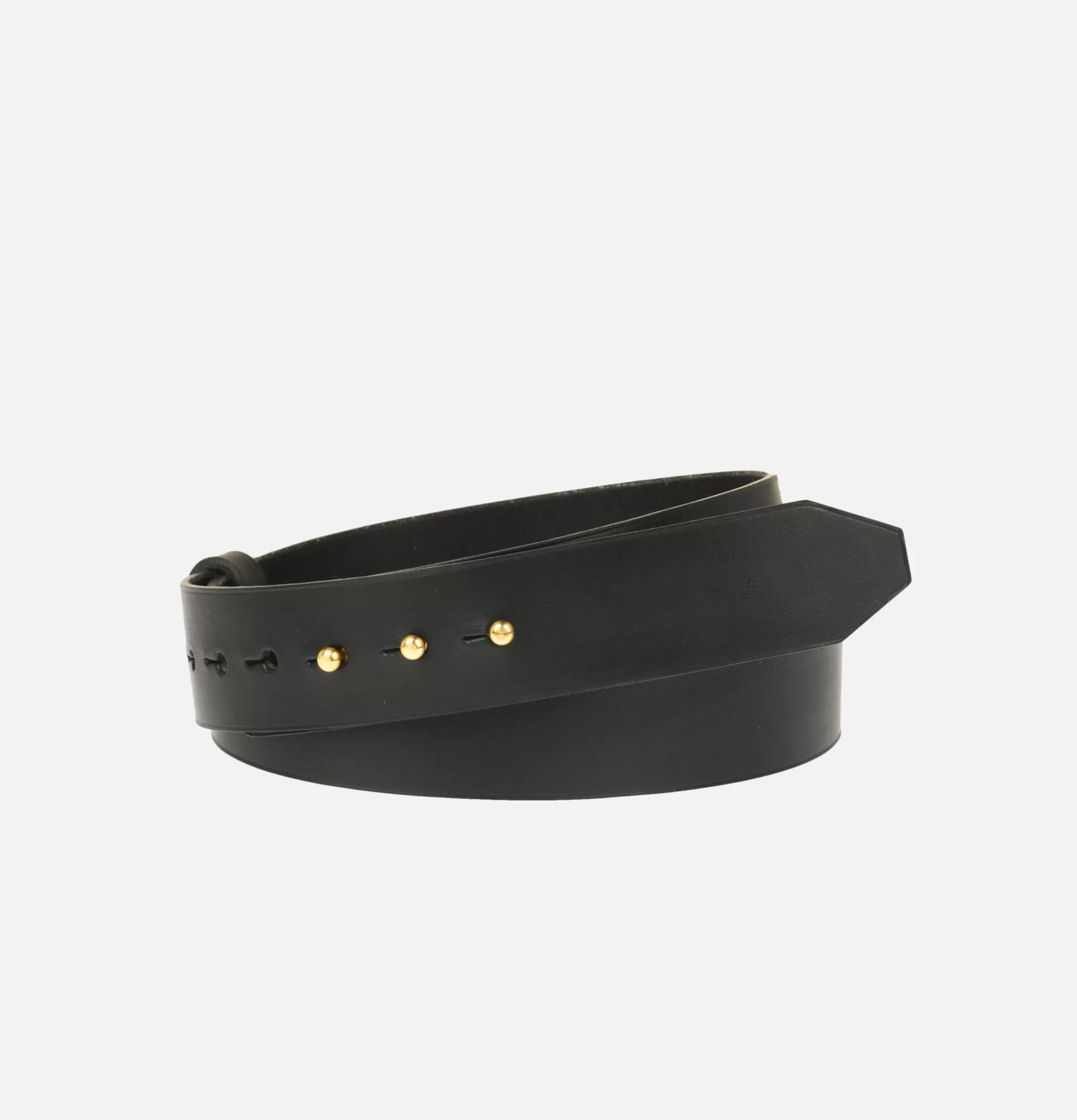 L'ANGUILLE Belts<Black Gropius Belt