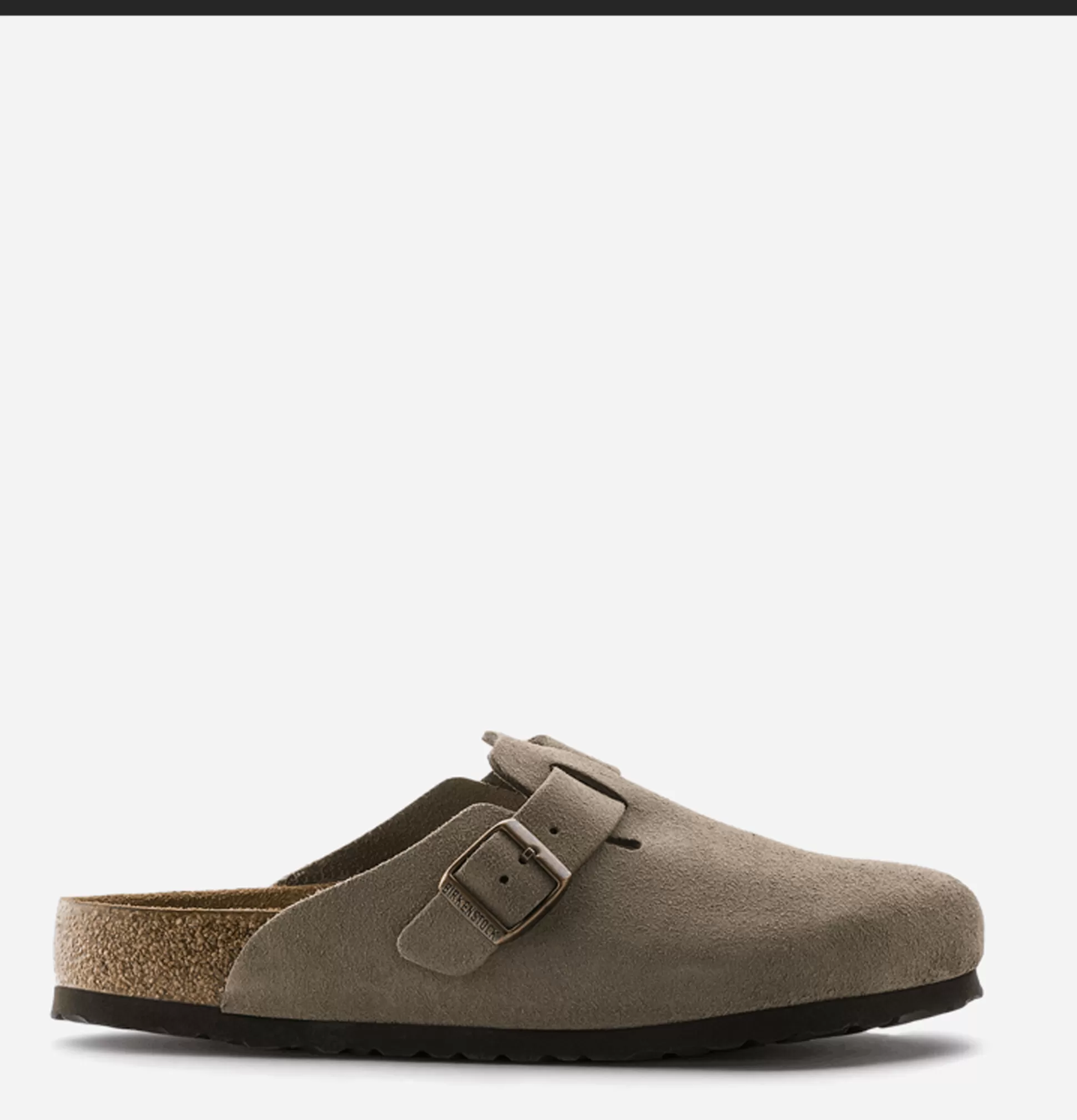 BIRKENSTOCK Sandals<Boston Shoes Taupe Soft Footbed