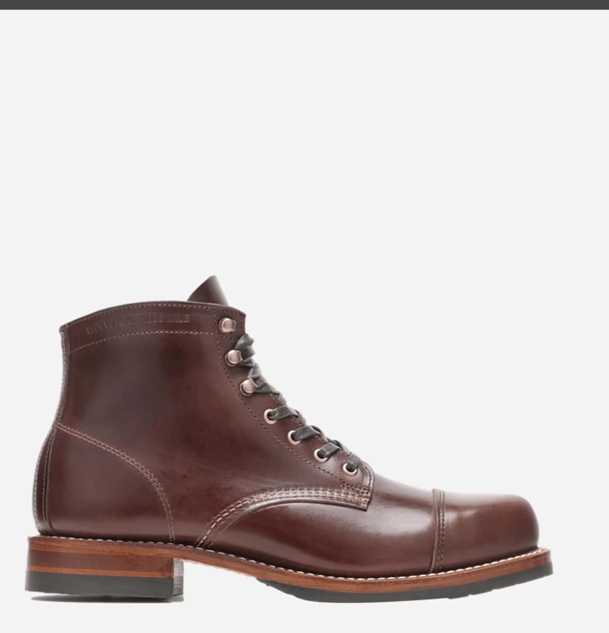 WOLVERINE Boots<Cap Toe Boots Brown