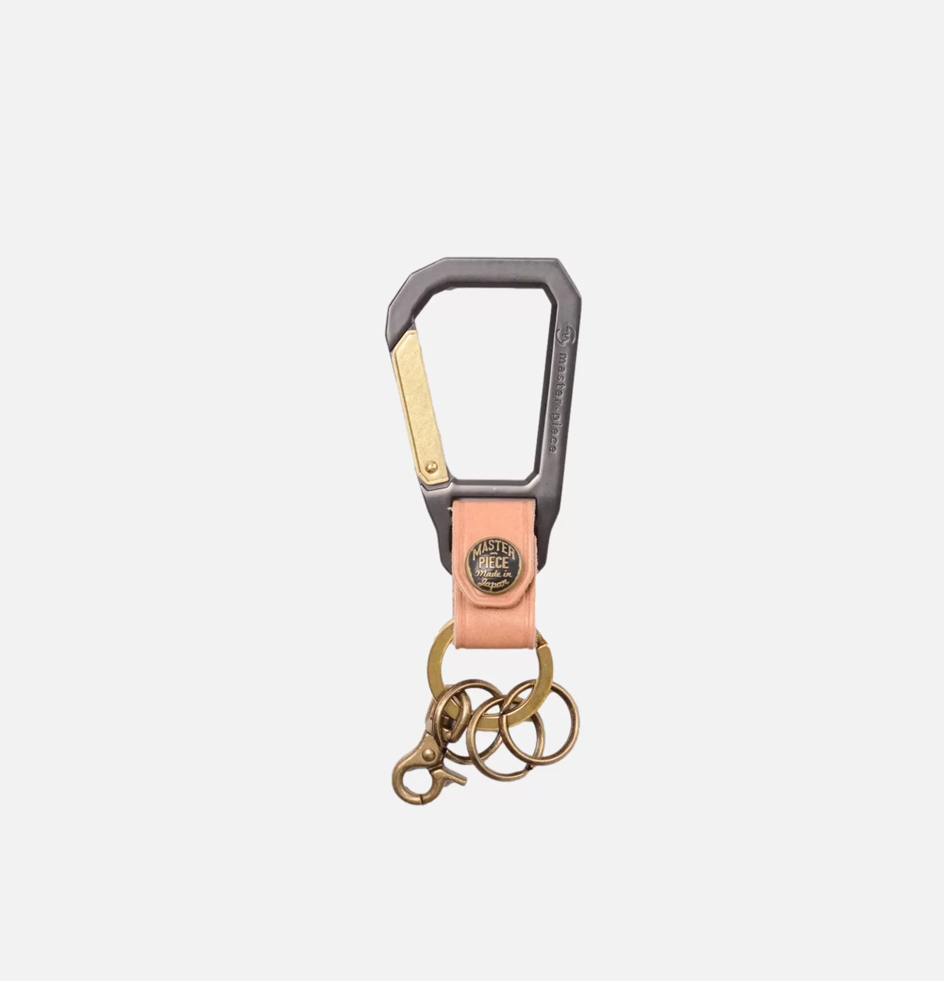 MASTER-PIECE Accessoires<Carabiner Key Ring Beige