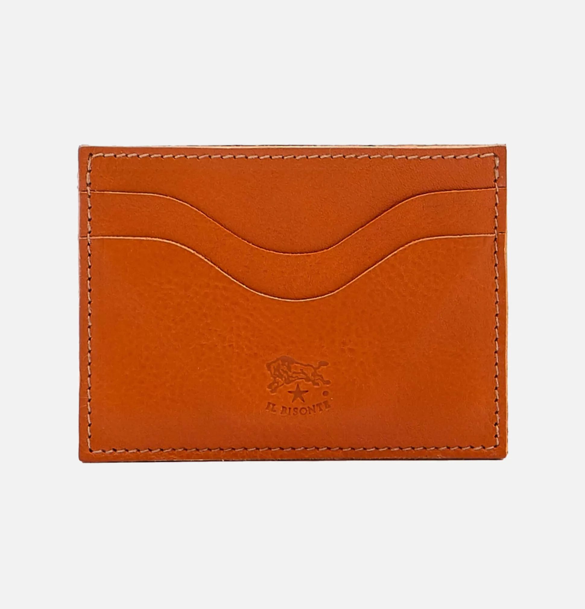 IL BISONTE Small Leather Goods<Card Case Caramel