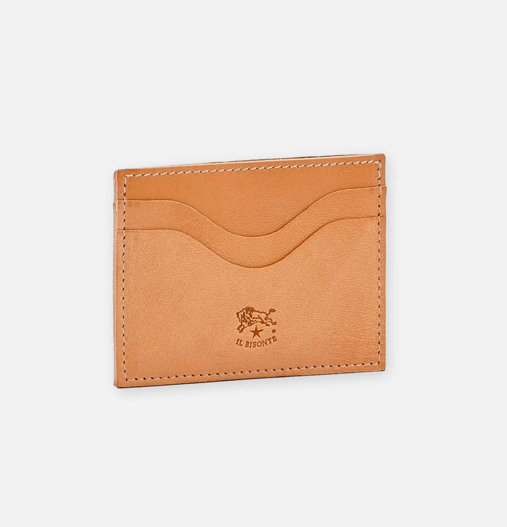 IL BISONTE Small Leather Goods<Card Case Natural