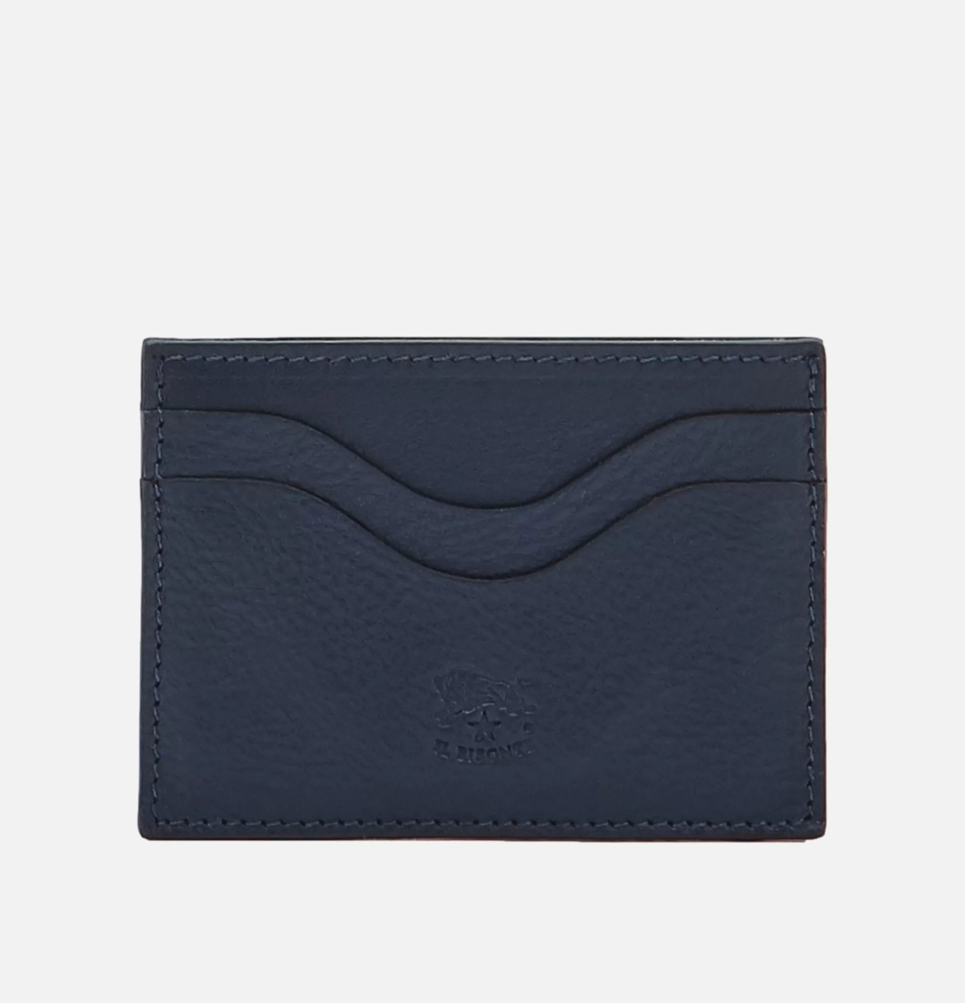 IL BISONTE Small Leather Goods<Card Case Navy