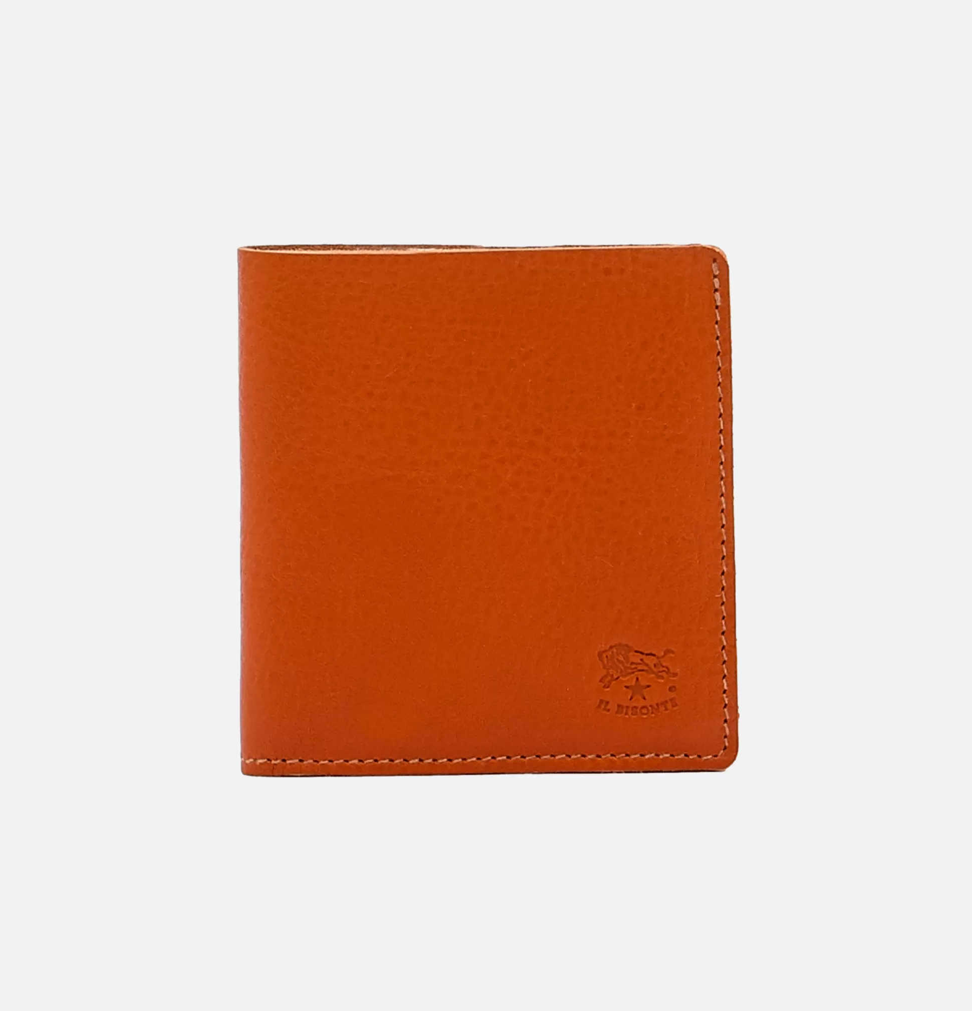 IL BISONTE Small Leather Goods<Card Case Orange