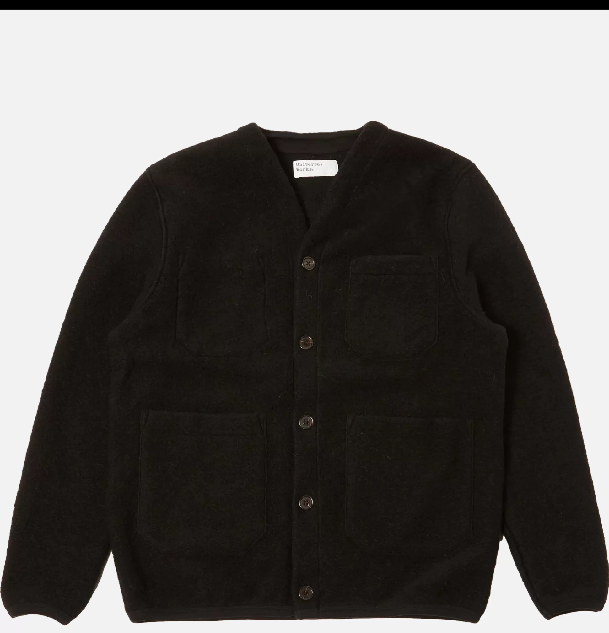 UNIVERSAL WORKS Knitwear<Cardigan Wool Black