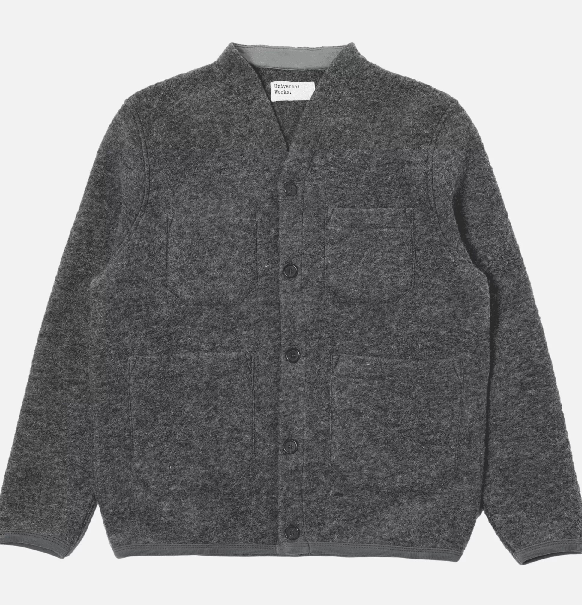 UNIVERSAL WORKS Knitwear<Cardigan Wool Grey