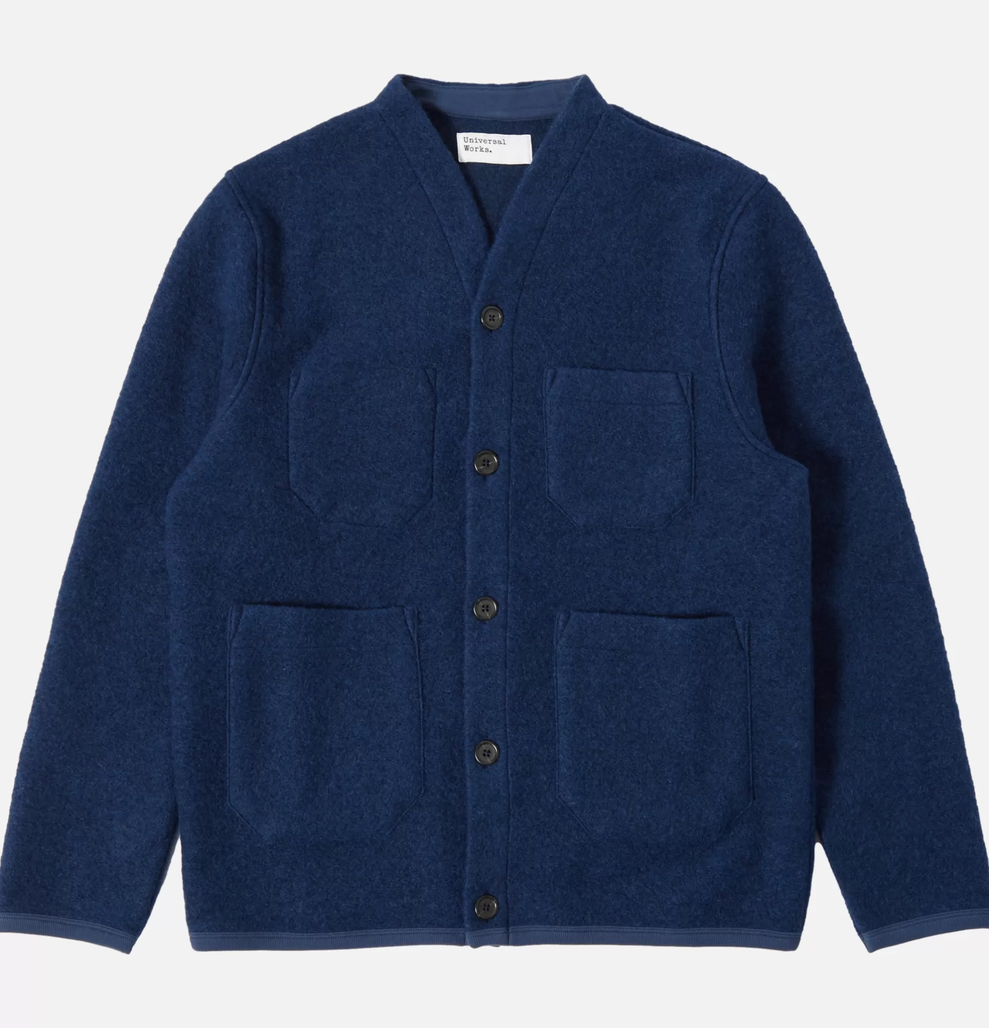 UNIVERSAL WORKS Knitwear<Cardigan Wool Indigo