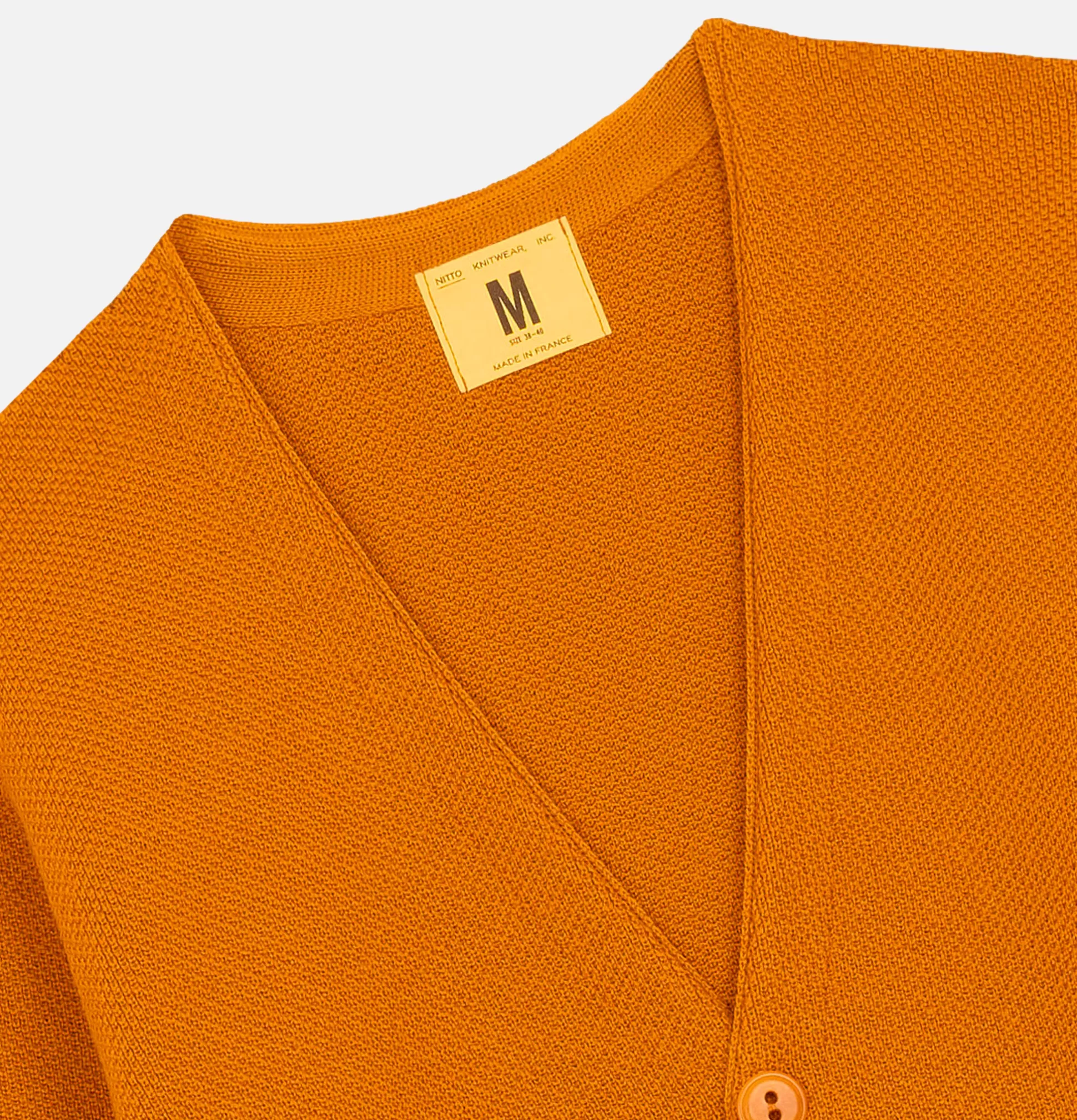 NITTO KNITWEAR Knitwear<Cardigan Youri Merino Ocre