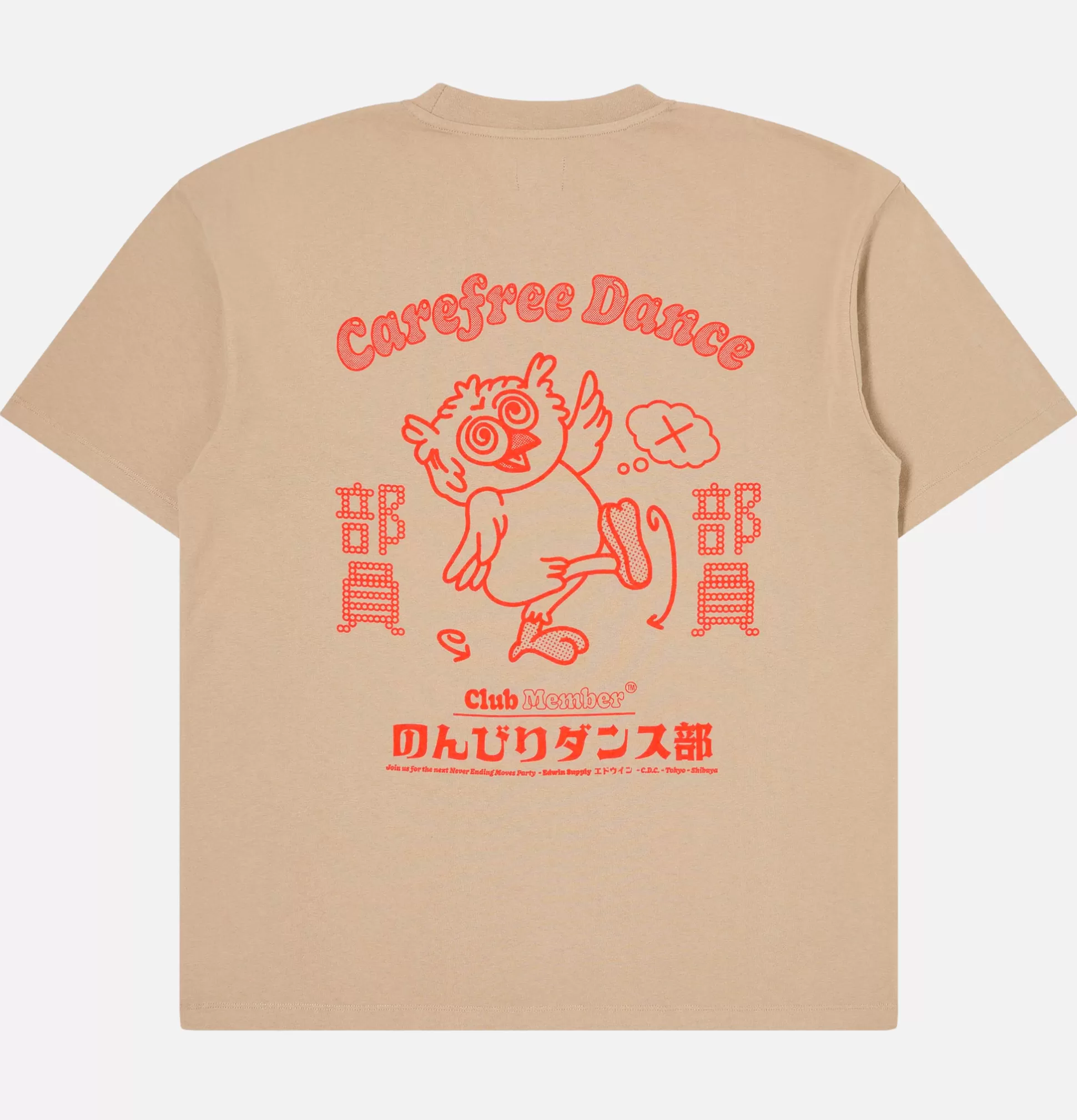 EDWIN T-Shirts<Carefree Dance T-Shirt Pepper