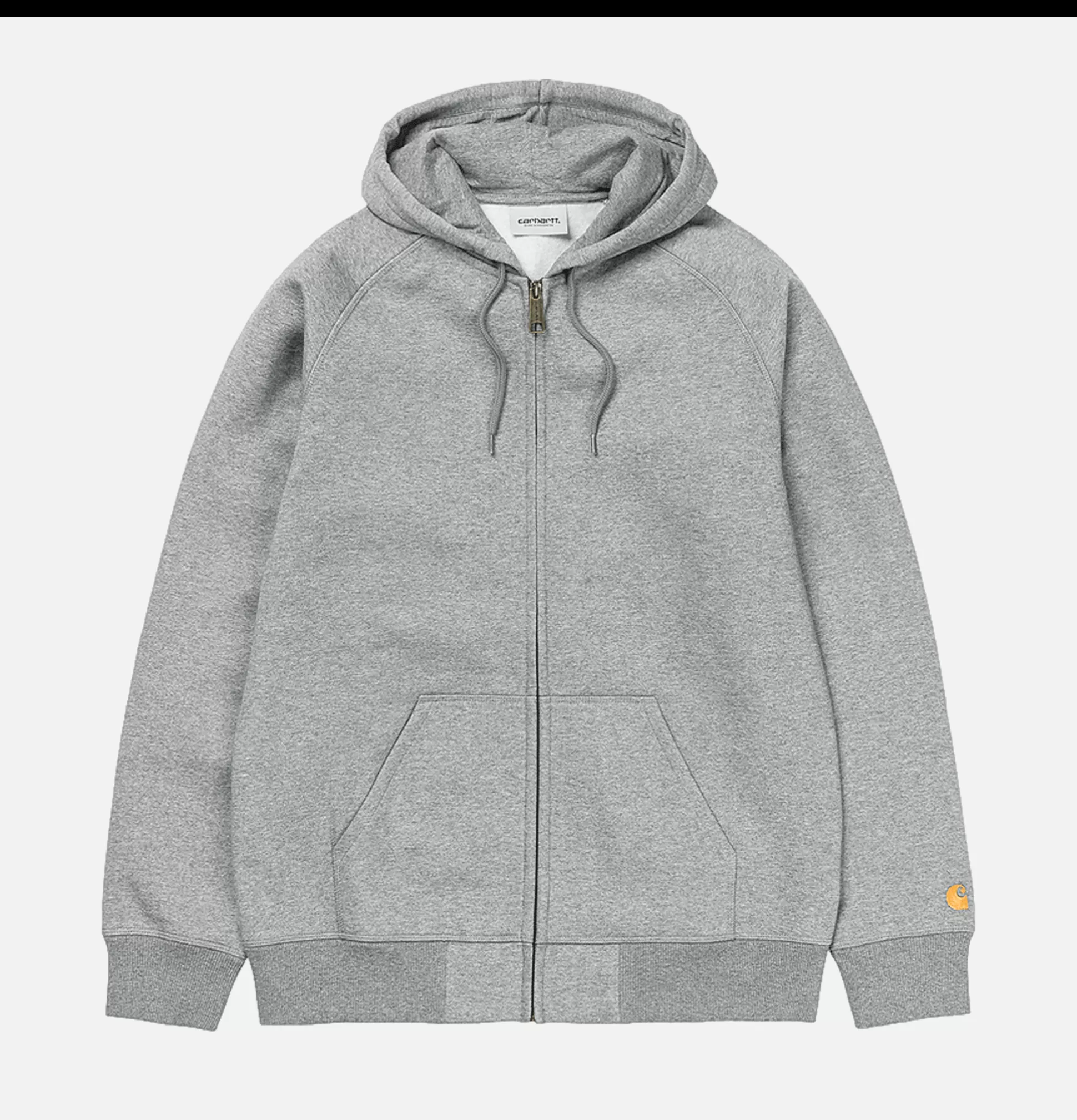 CARHARTT WIP Sweatshirts & Fleeces<Chase Hooded Jacket Grey Heather