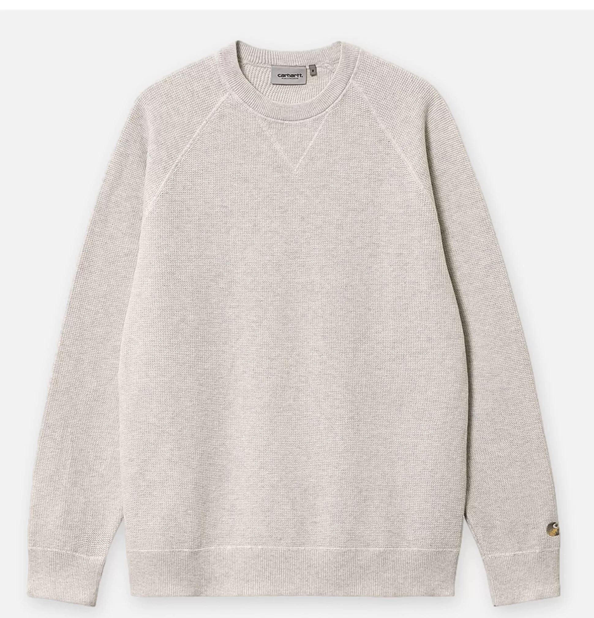 CARHARTT WIP Knitwear<Chase Sweater Ash Heather Gold