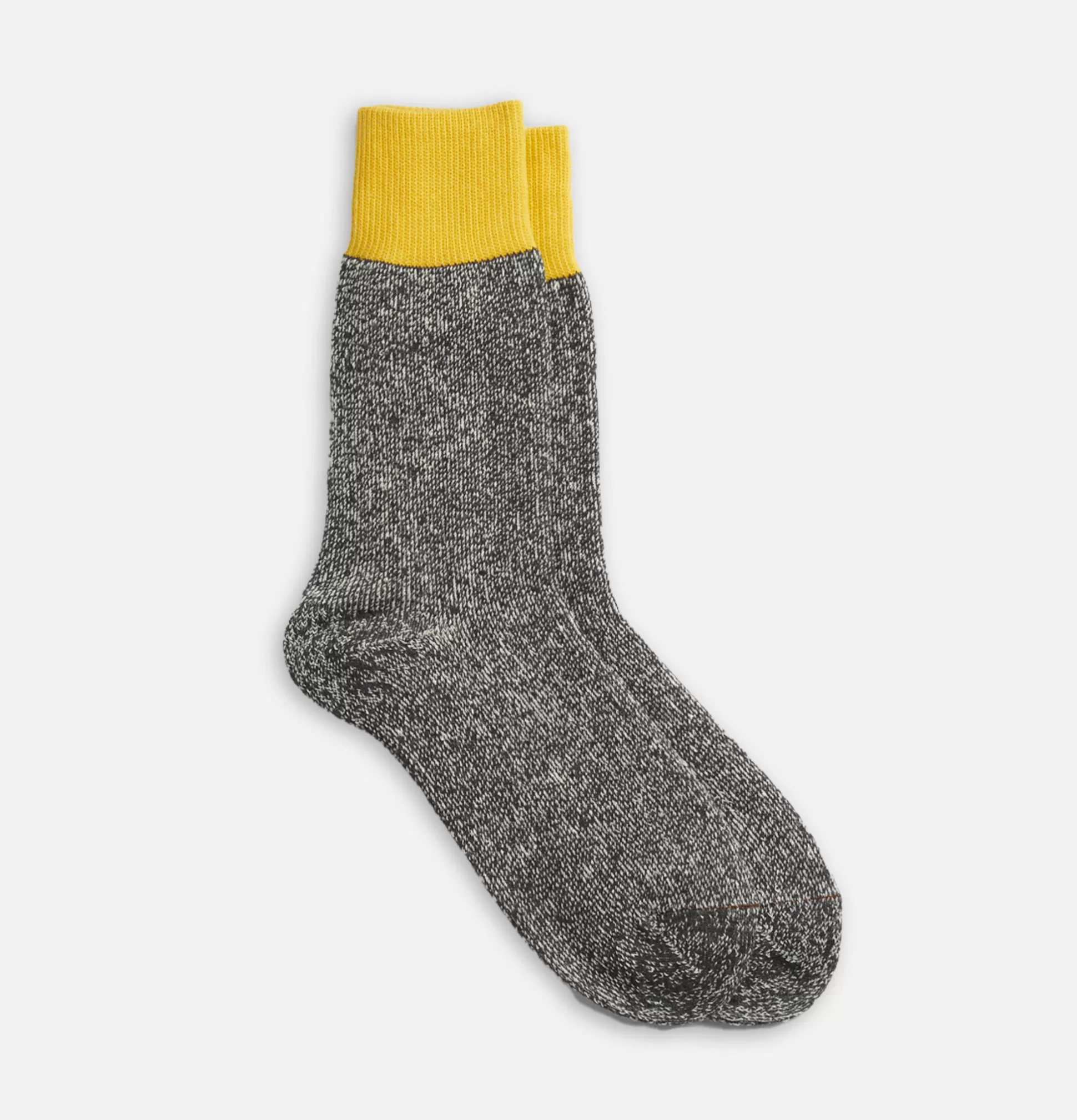 ROTOTO Socks<Chaussette Double Silk Yellow