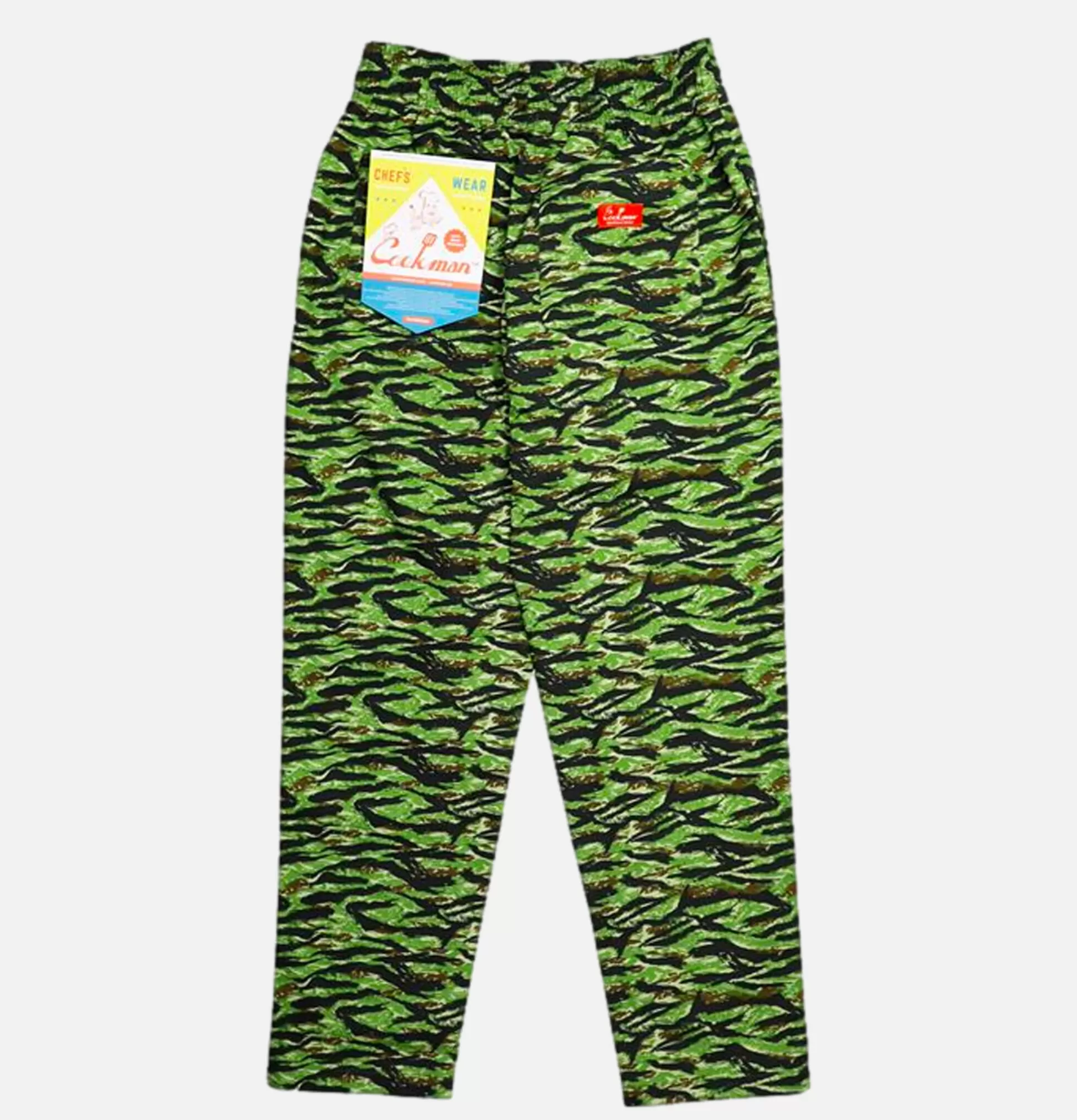 COOKMAN Trousers<Chef Pant Camo Green