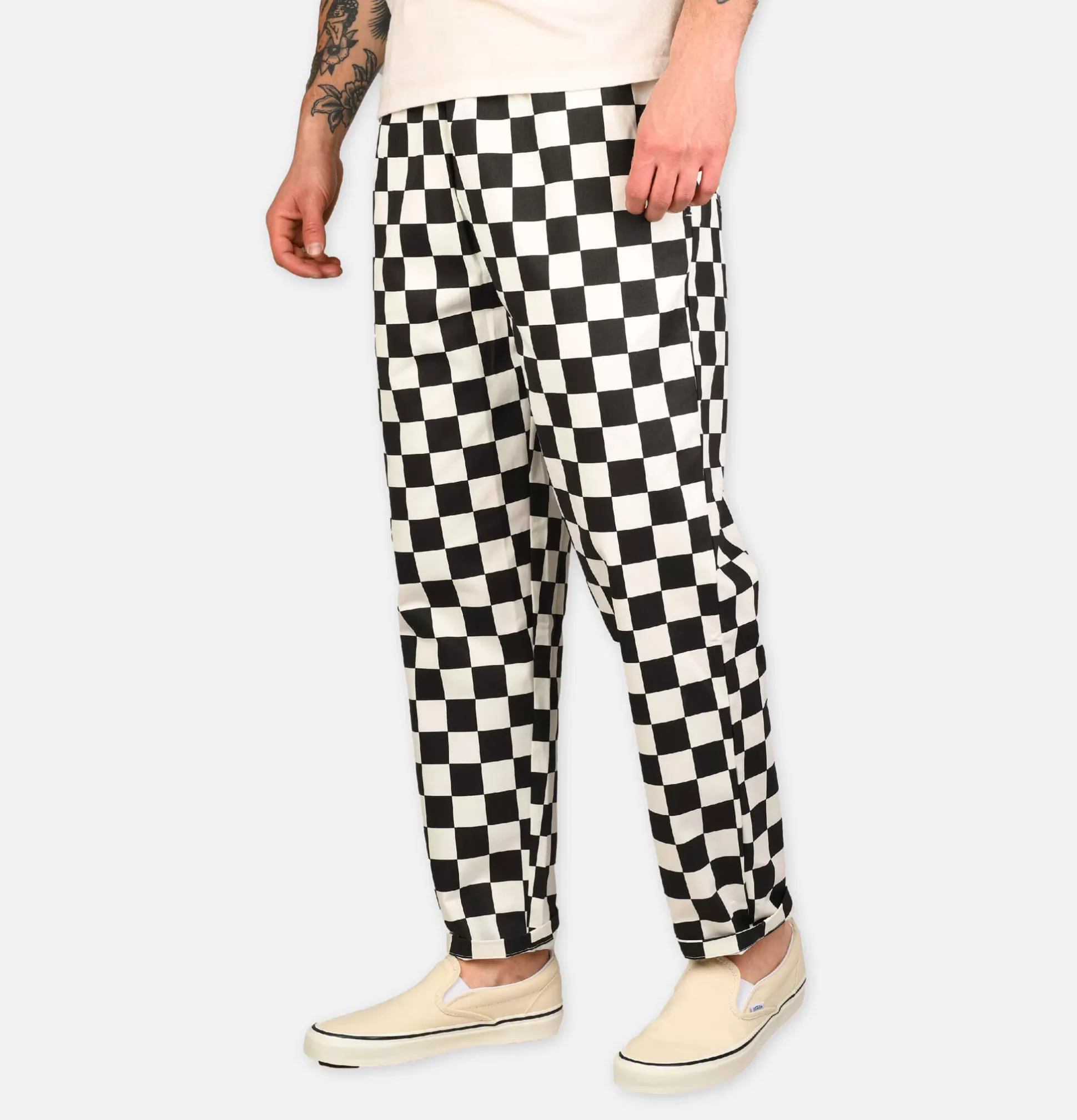 COOKMAN Trousers<Chef Pant Checker Black