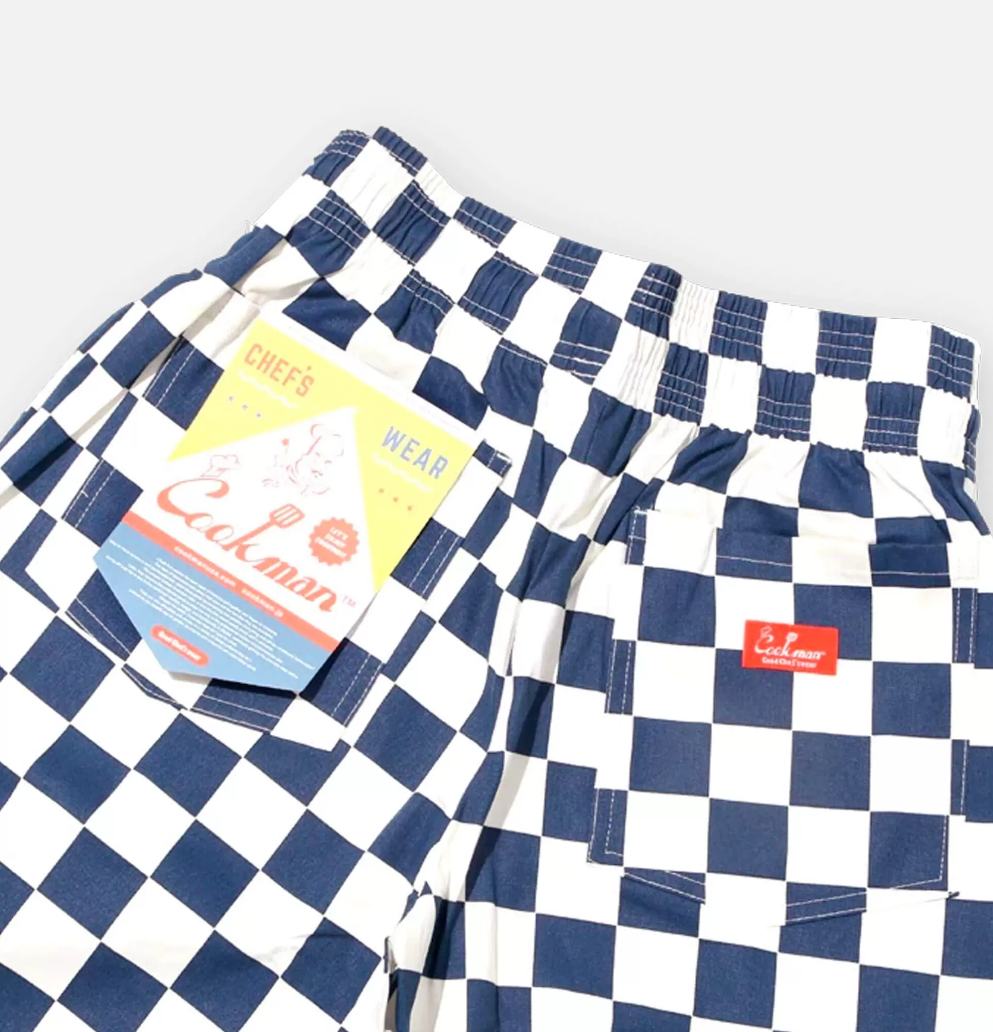 COOKMAN Trousers<Chef Pant Checker Navy