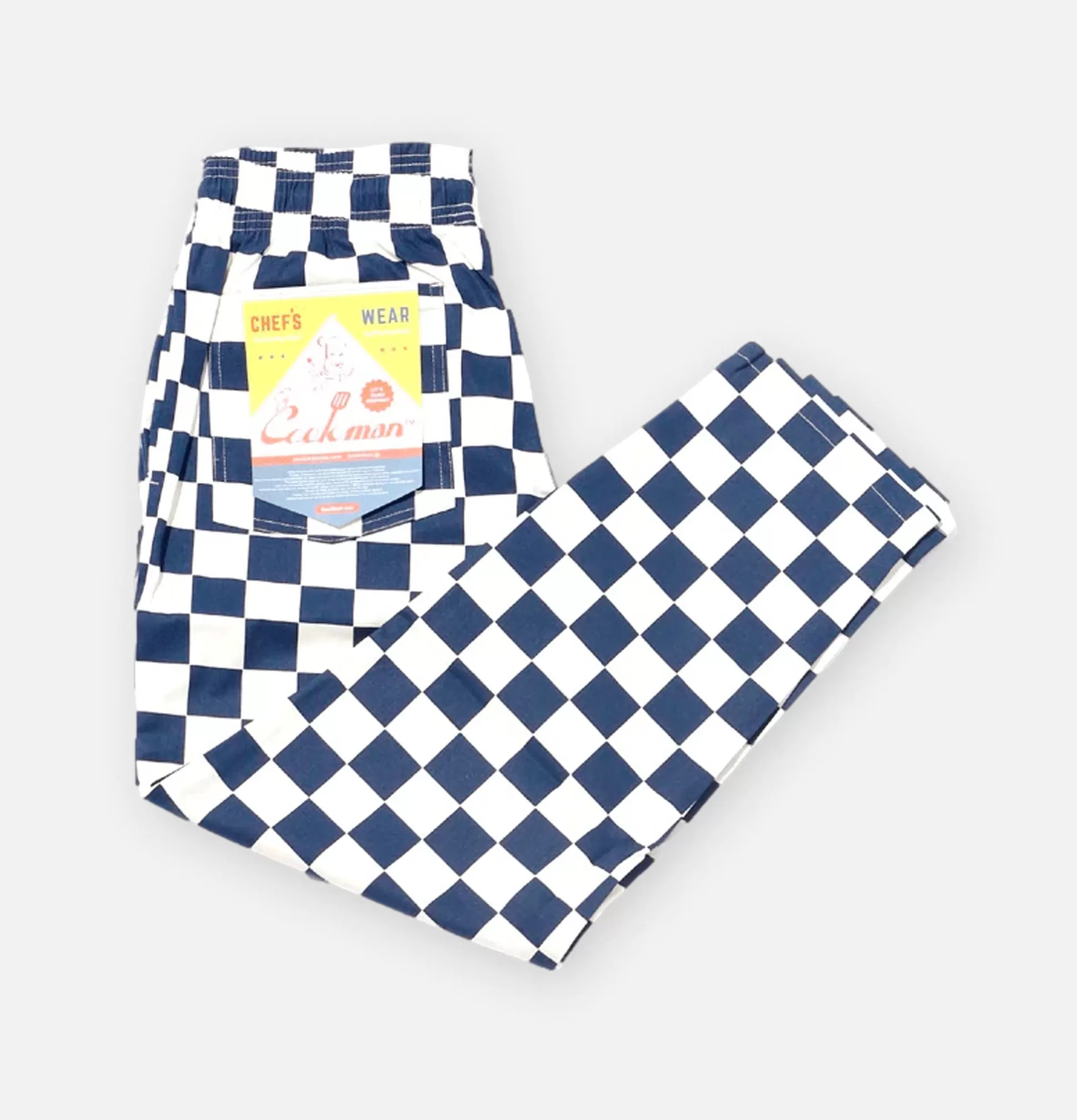 COOKMAN Trousers<Chef Pant Checker Navy