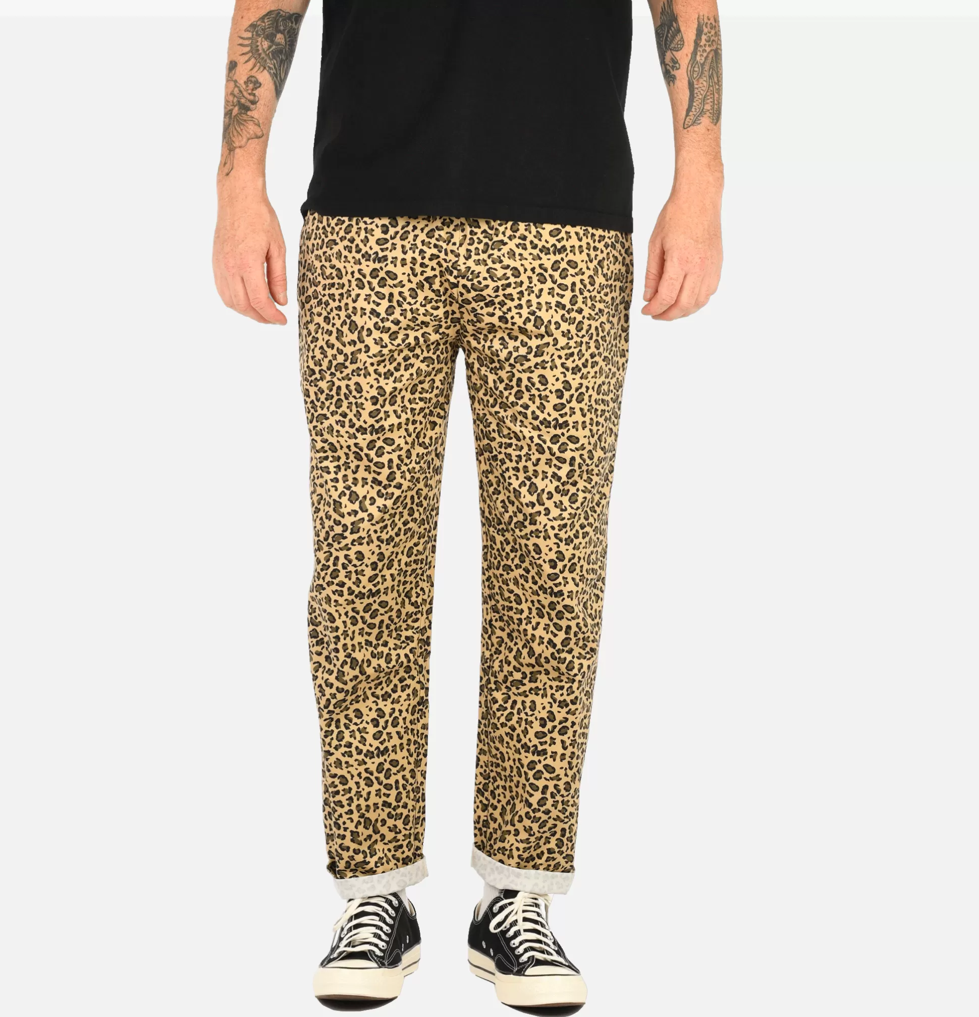 COOKMAN Trousers<Chef Pant Leopard