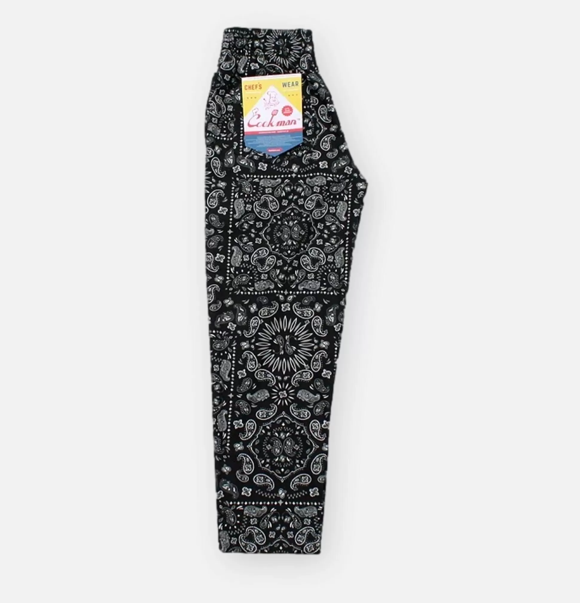 COOKMAN Trousers<Chef Pant Paisley Black