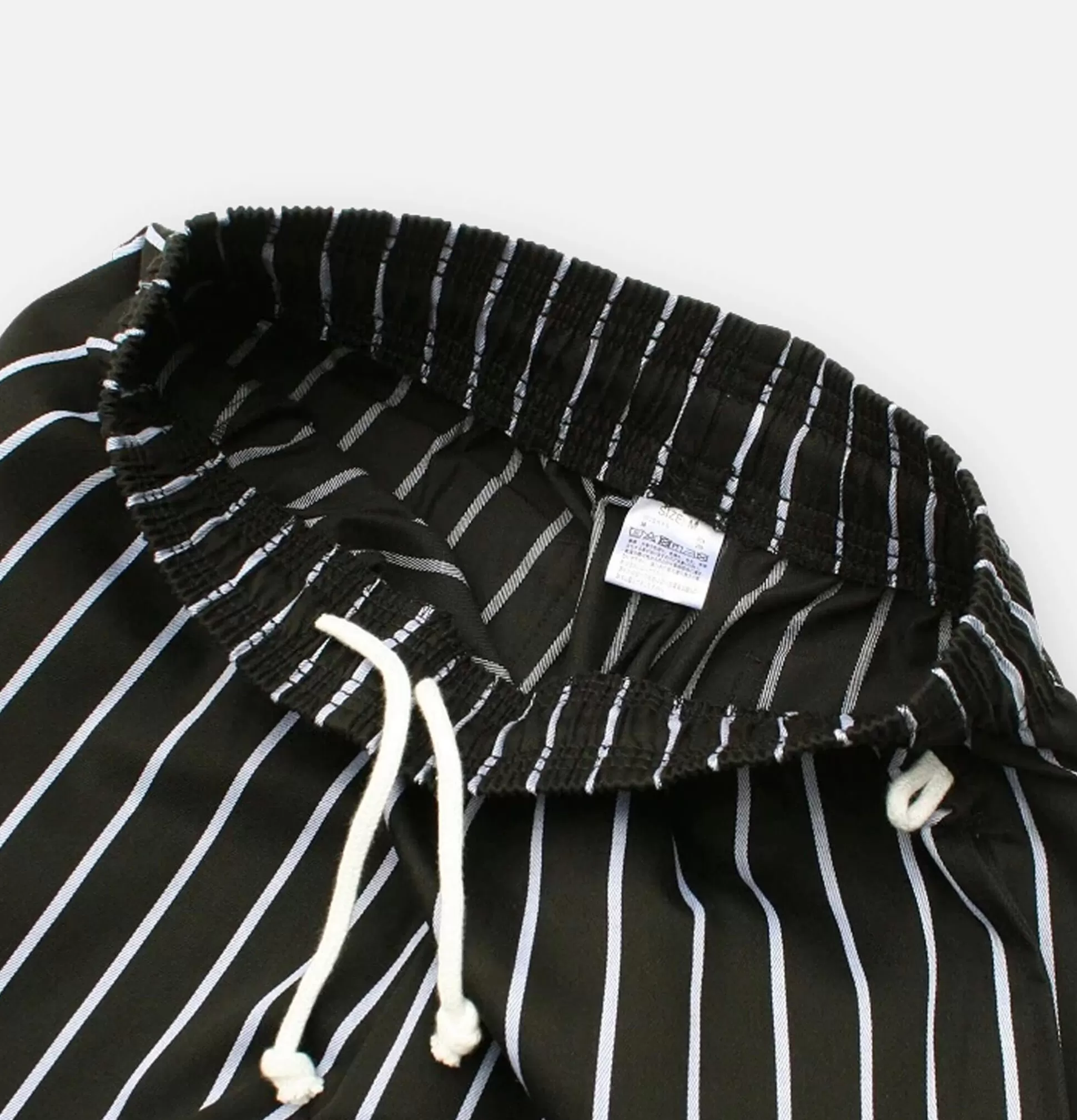 COOKMAN Trousers<Chef Pant Stripe Black