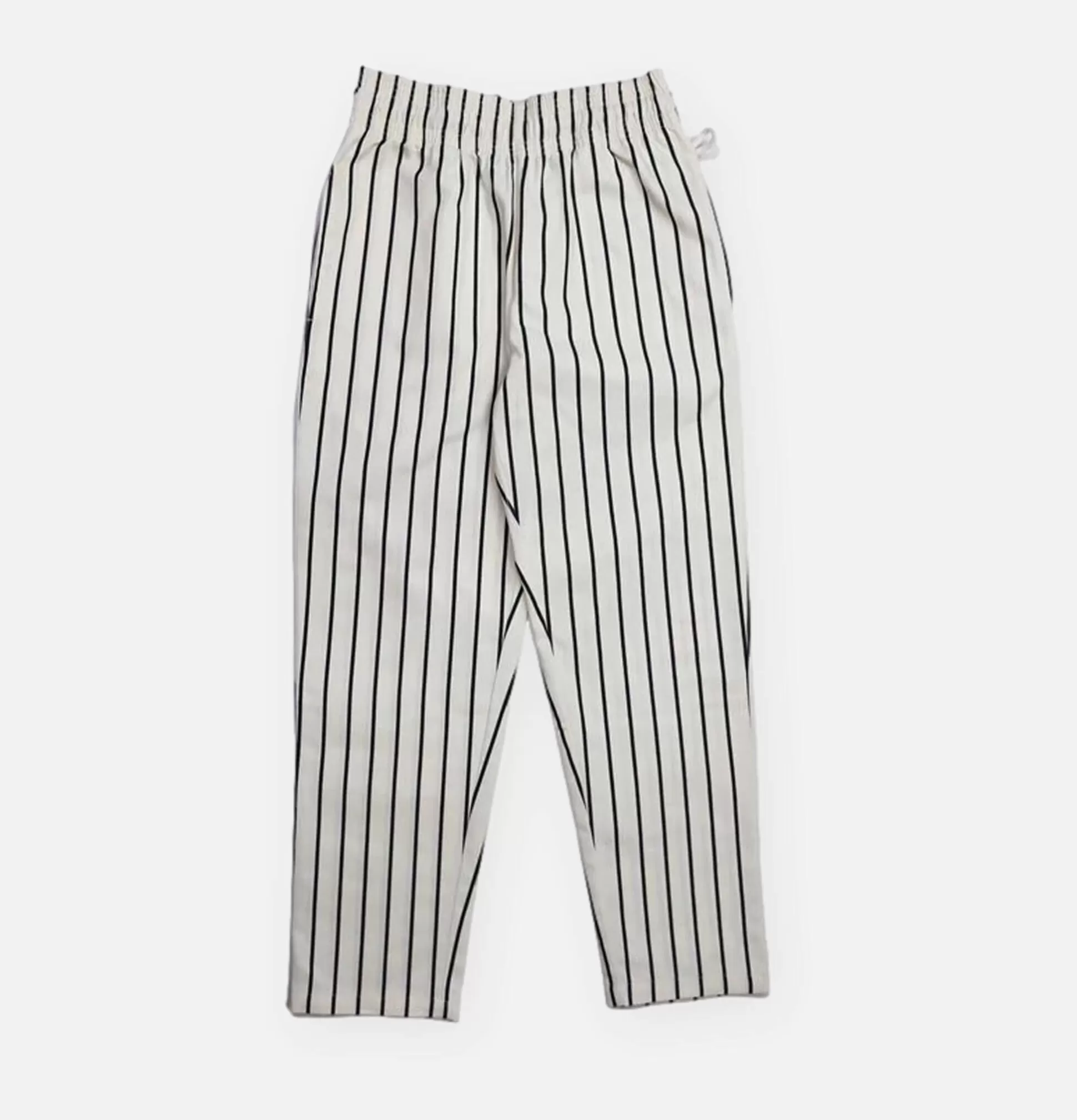 COOKMAN Trousers<Chef Pant Stripe White