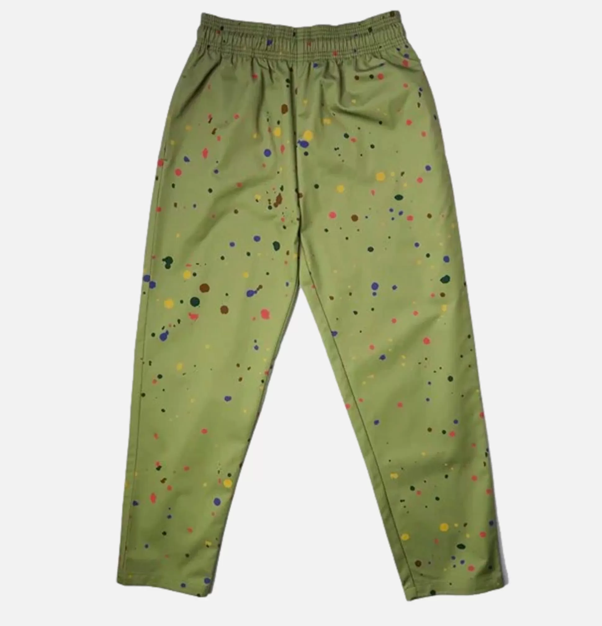 COOKMAN Trousers<Chef Pants Sauce Splash Olive