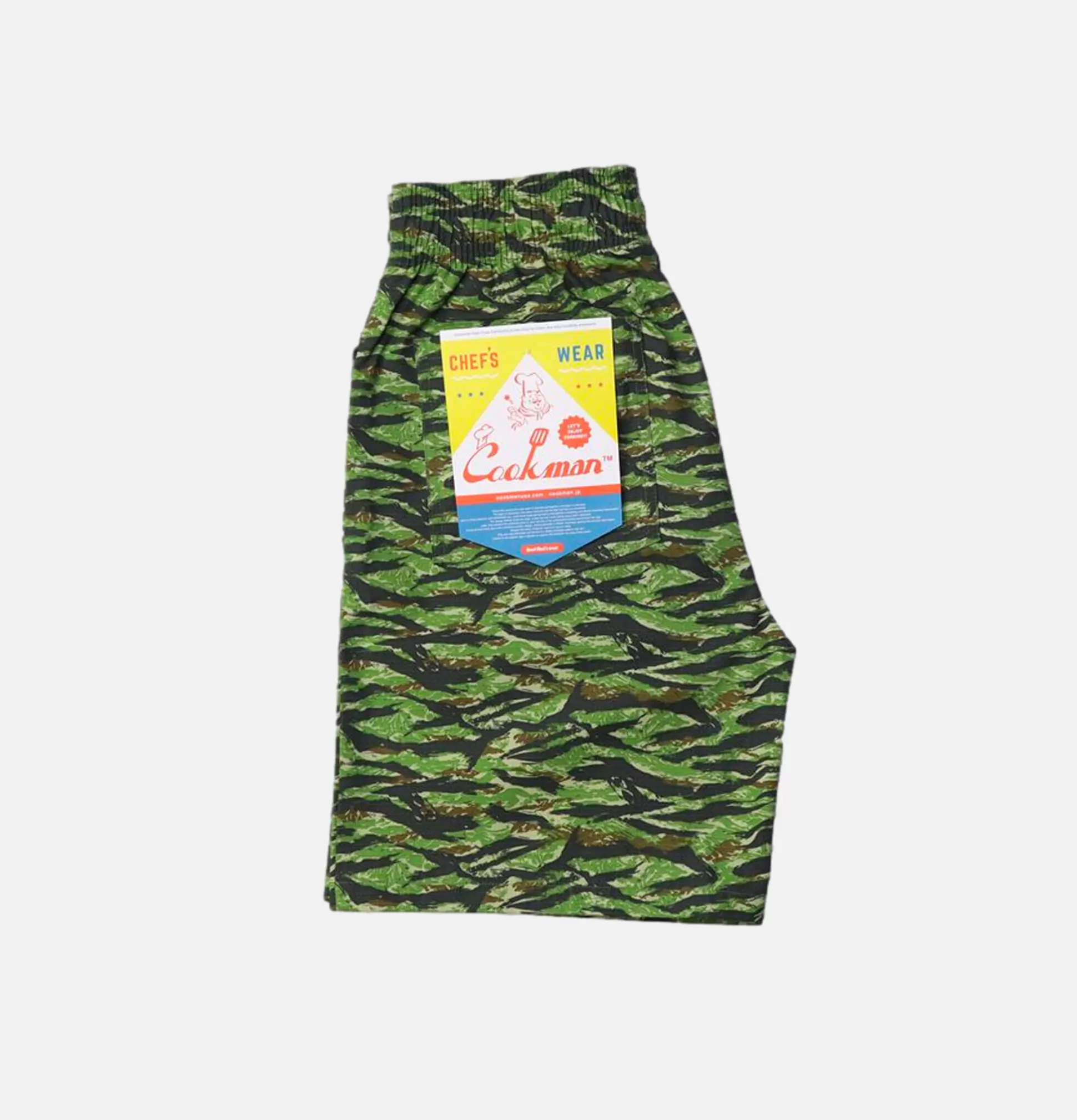 COOKMAN Shorts<Chef Short Camo Green