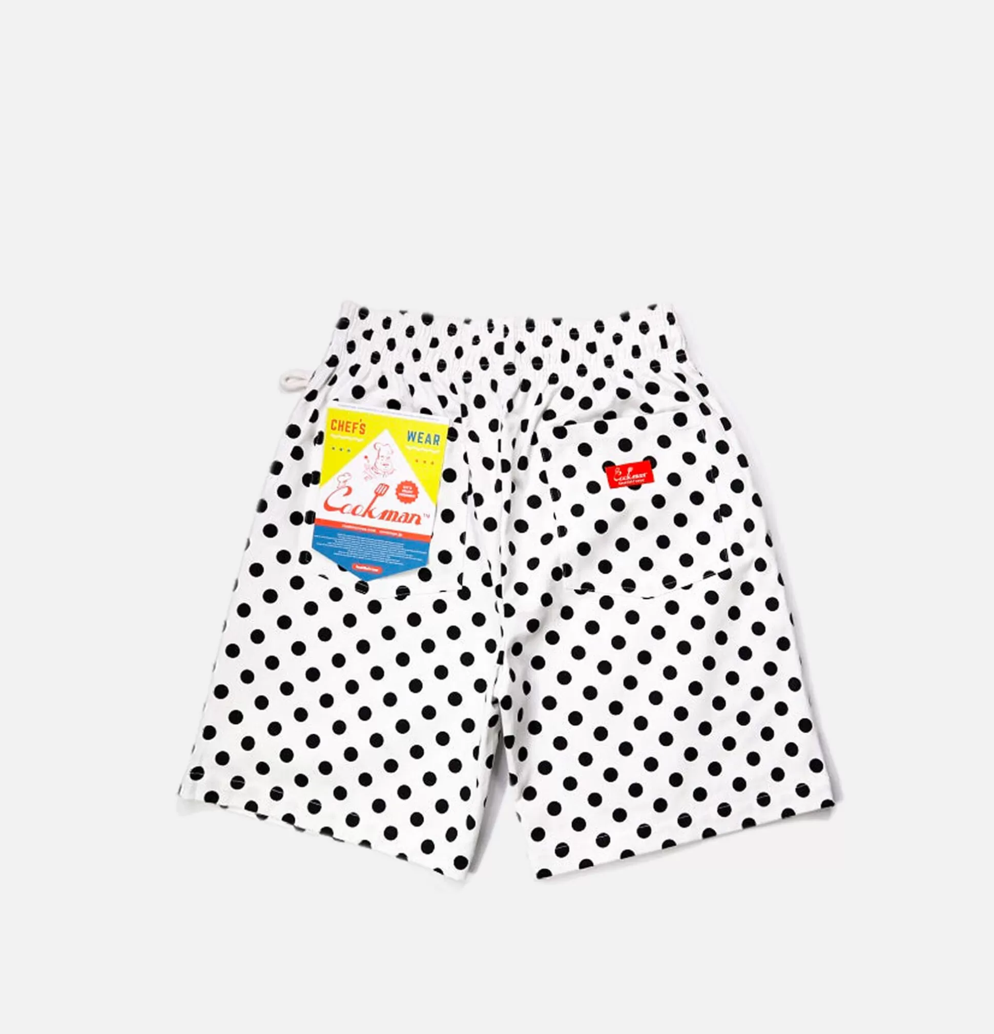 COOKMAN Shorts<Chef Short Dots White