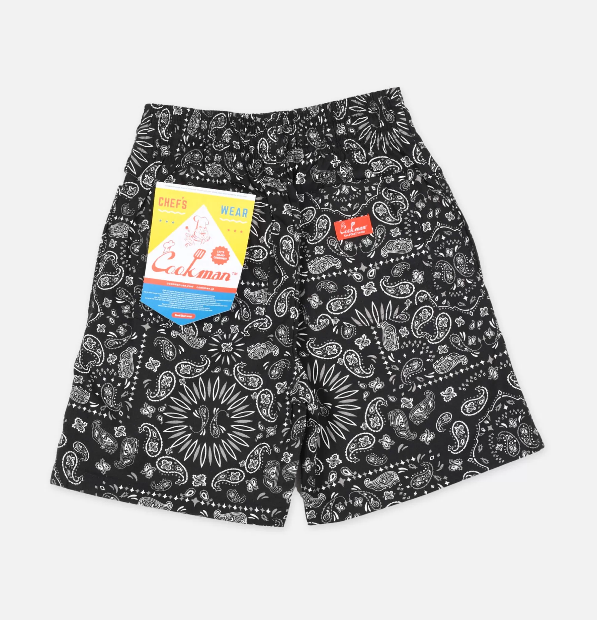 COOKMAN Shorts<Chef Short Paisley Black