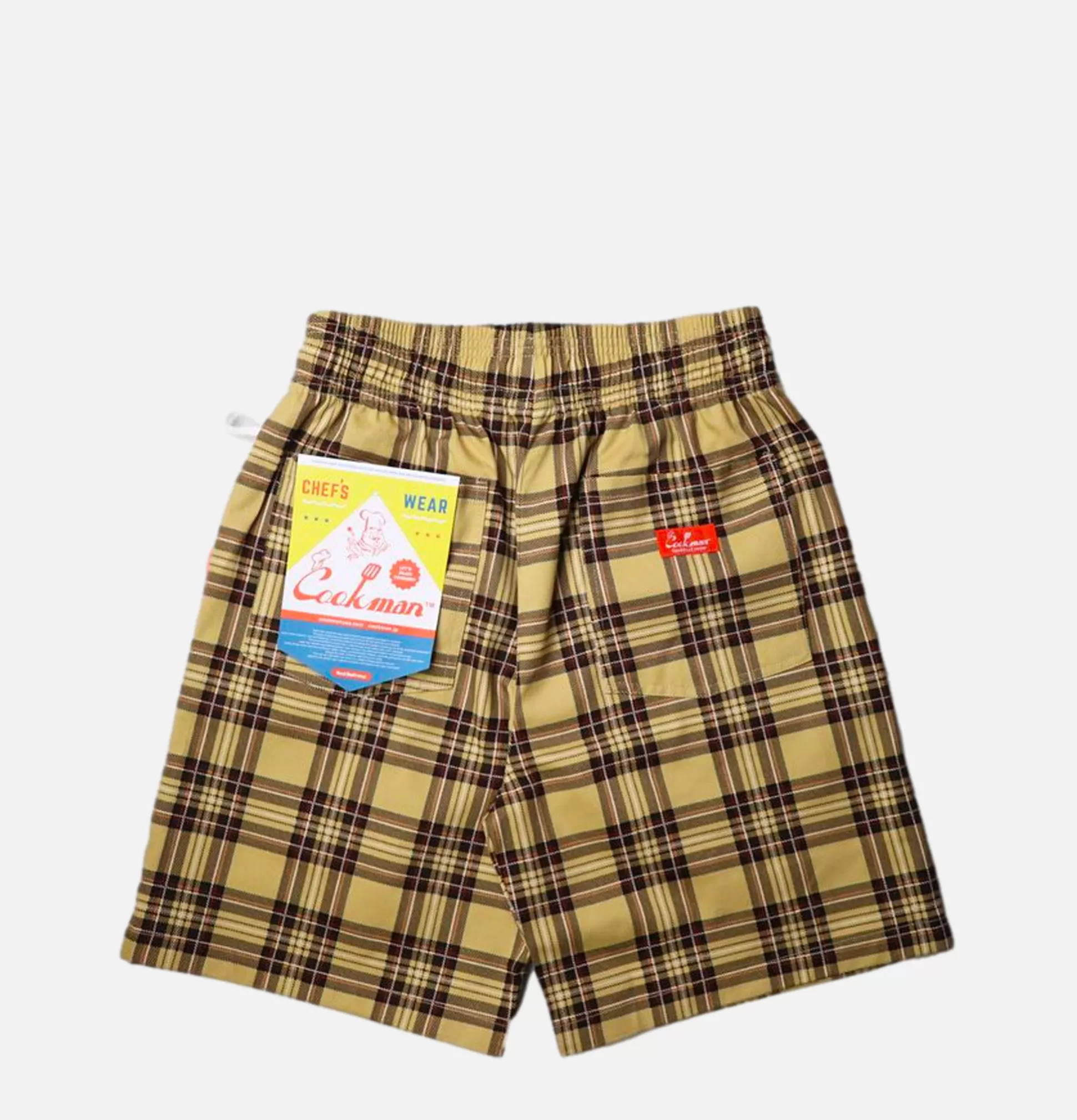 COOKMAN Shorts<Chef Short Tartan Beige