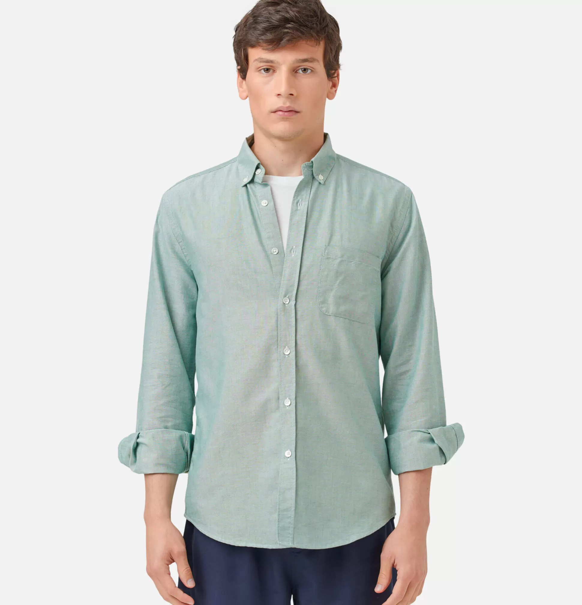 PORTUGUESE FLANNEL Shirts & Polos<Chemise Belavista Green