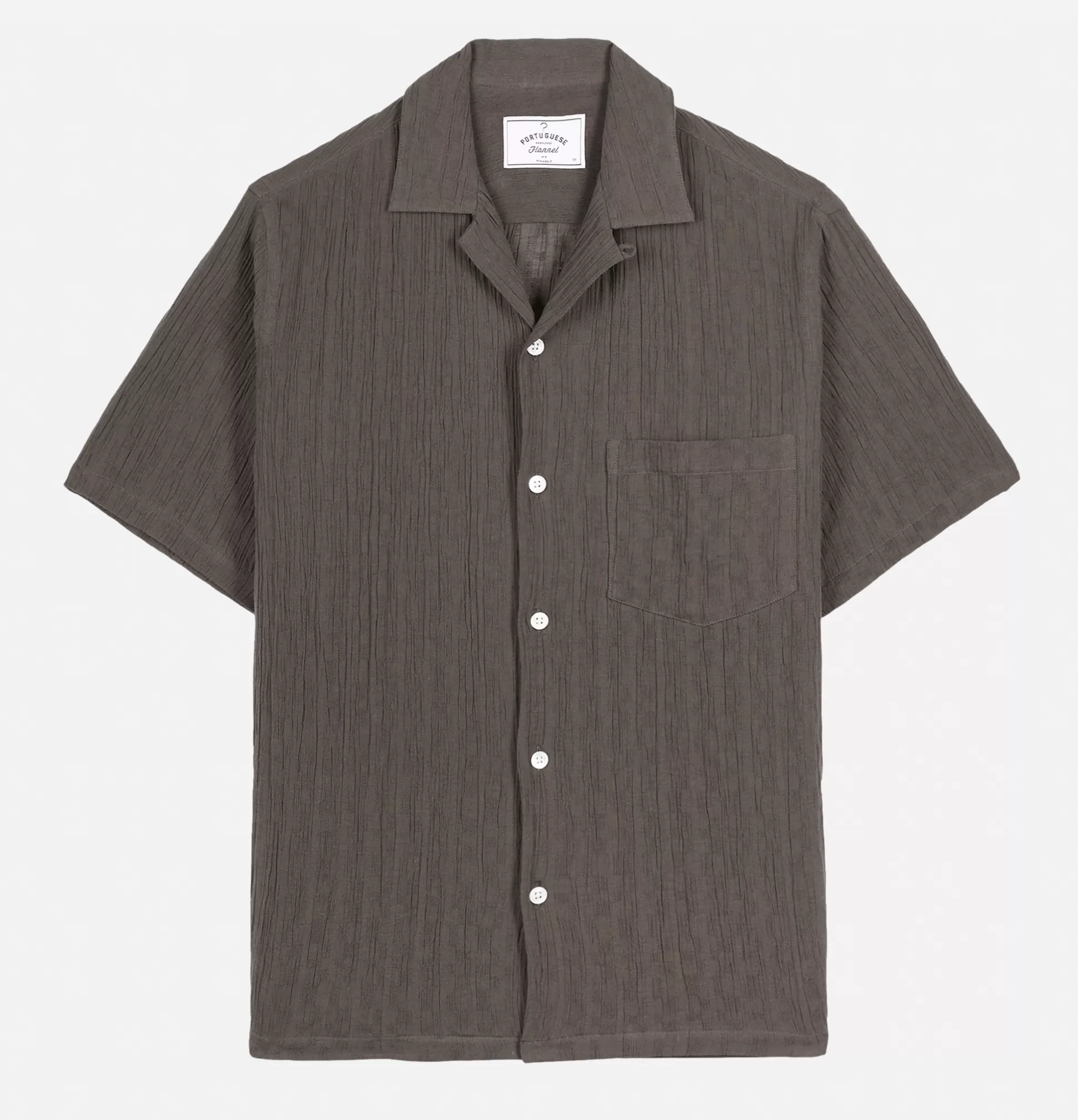 PORTUGUESE FLANNEL Shirts & Polos<Chemise Nori Black