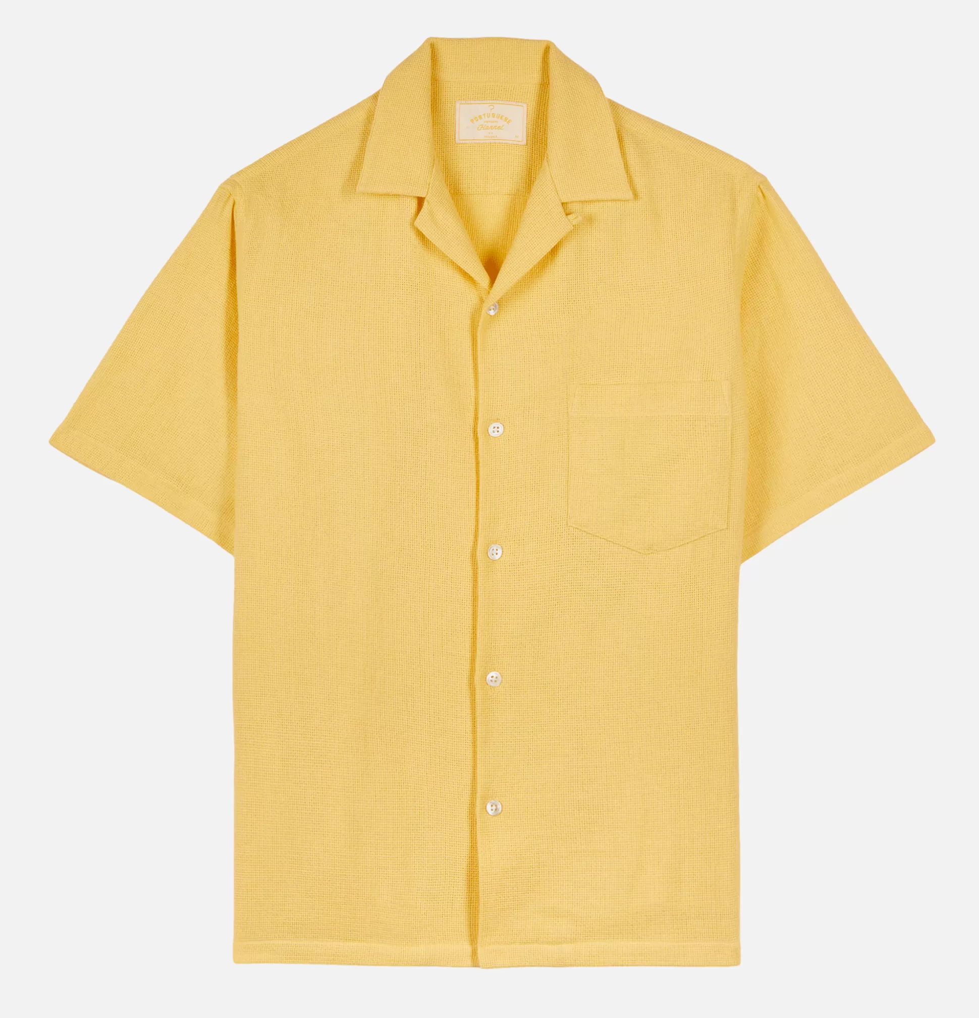 PORTUGUESE FLANNEL Shirts & Polos<Chemise Pique Yellow