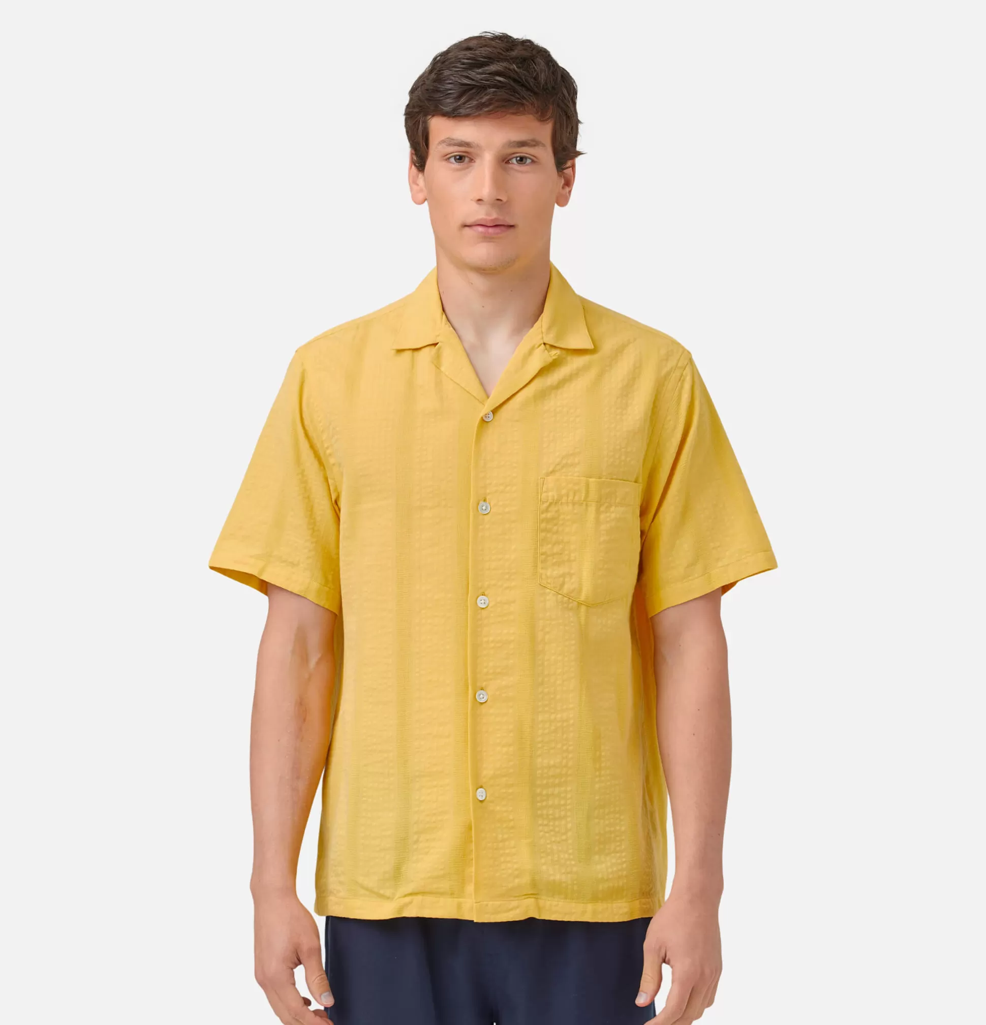 PORTUGUESE FLANNEL Shirts & Polos<Chemise Praia Yellow