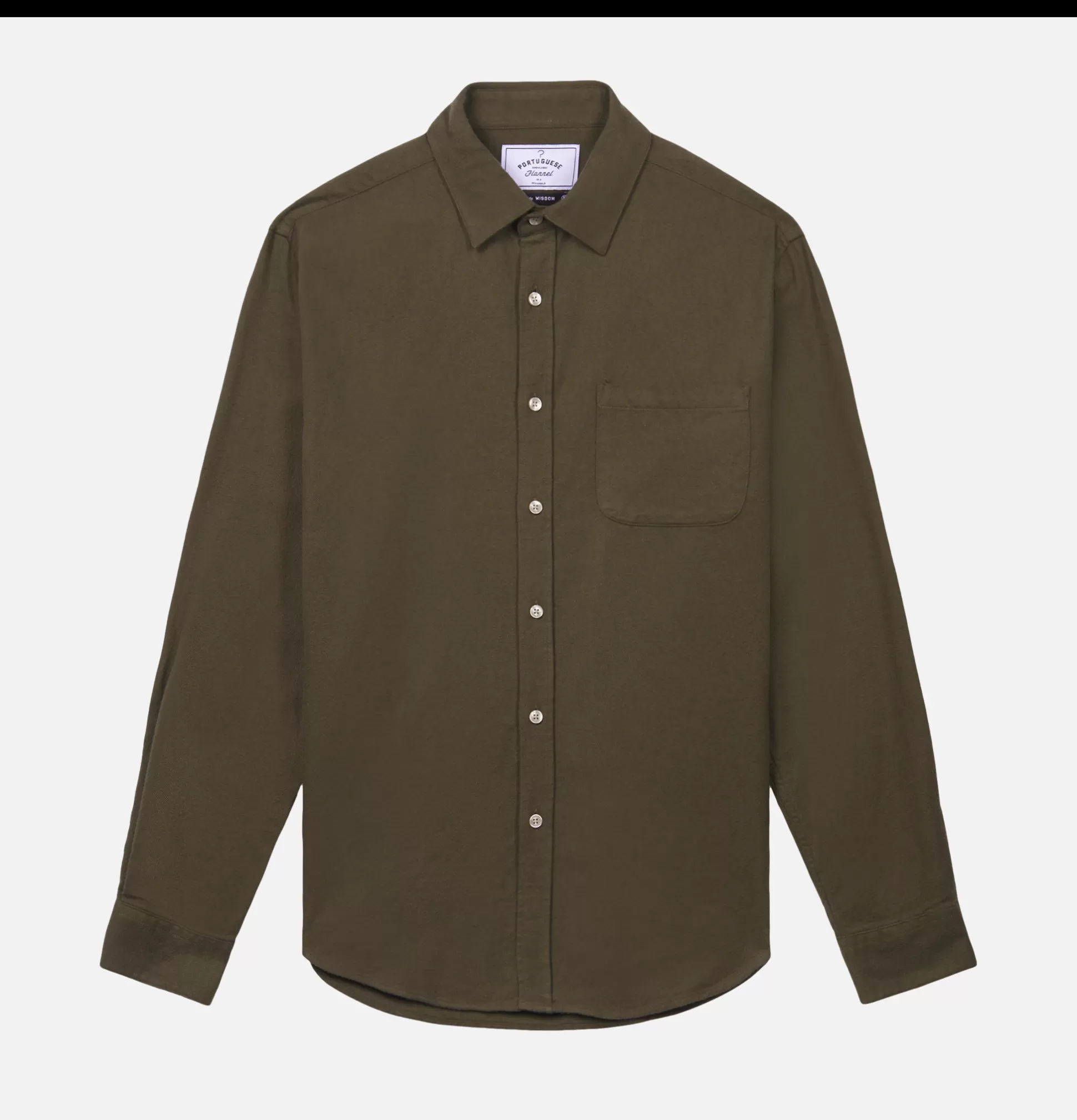 PORTUGUESE FLANNEL Shirts & Polos<Chemise Teca Olive