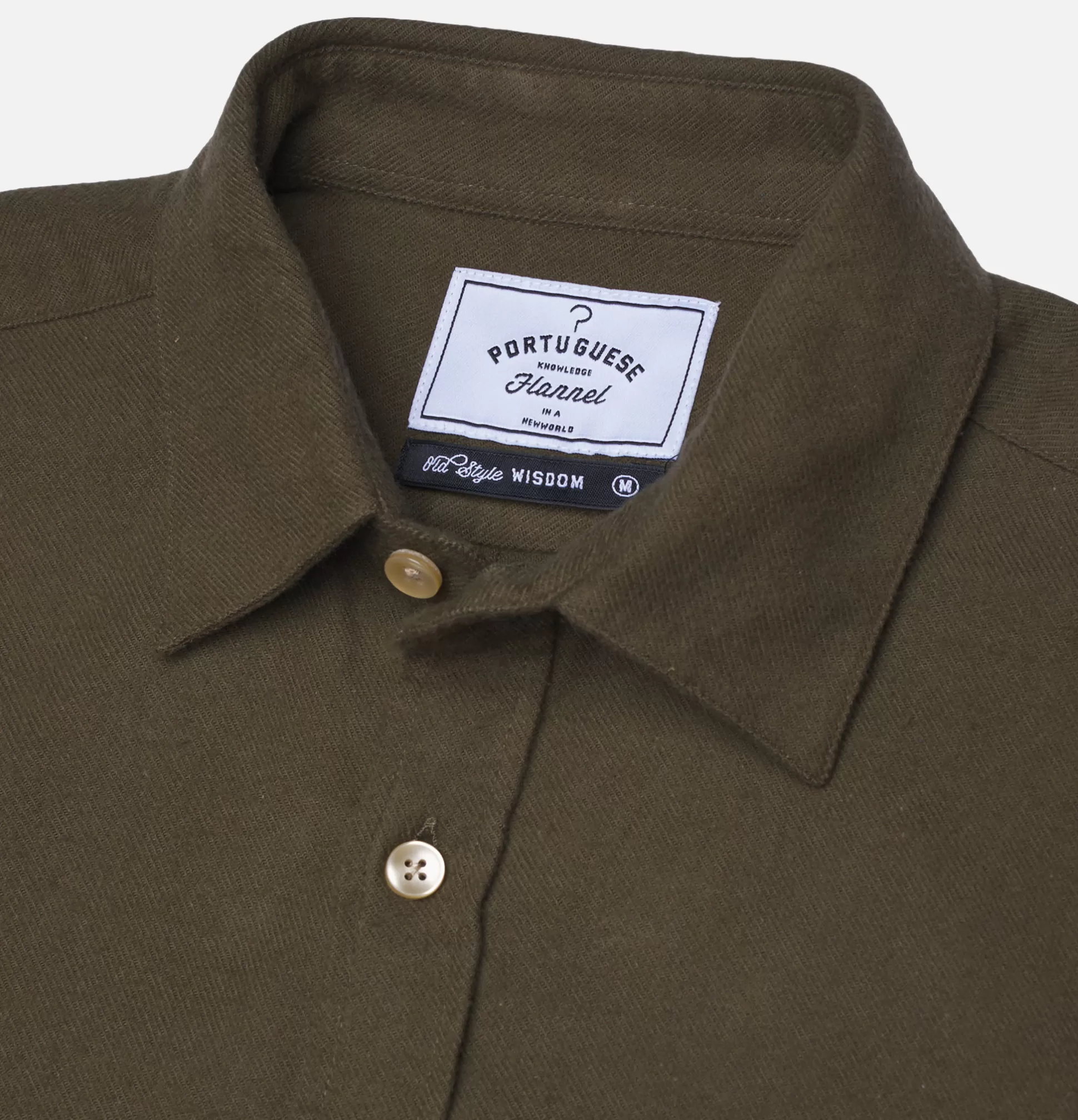 PORTUGUESE FLANNEL Shirts & Polos<Chemise Teca Olive